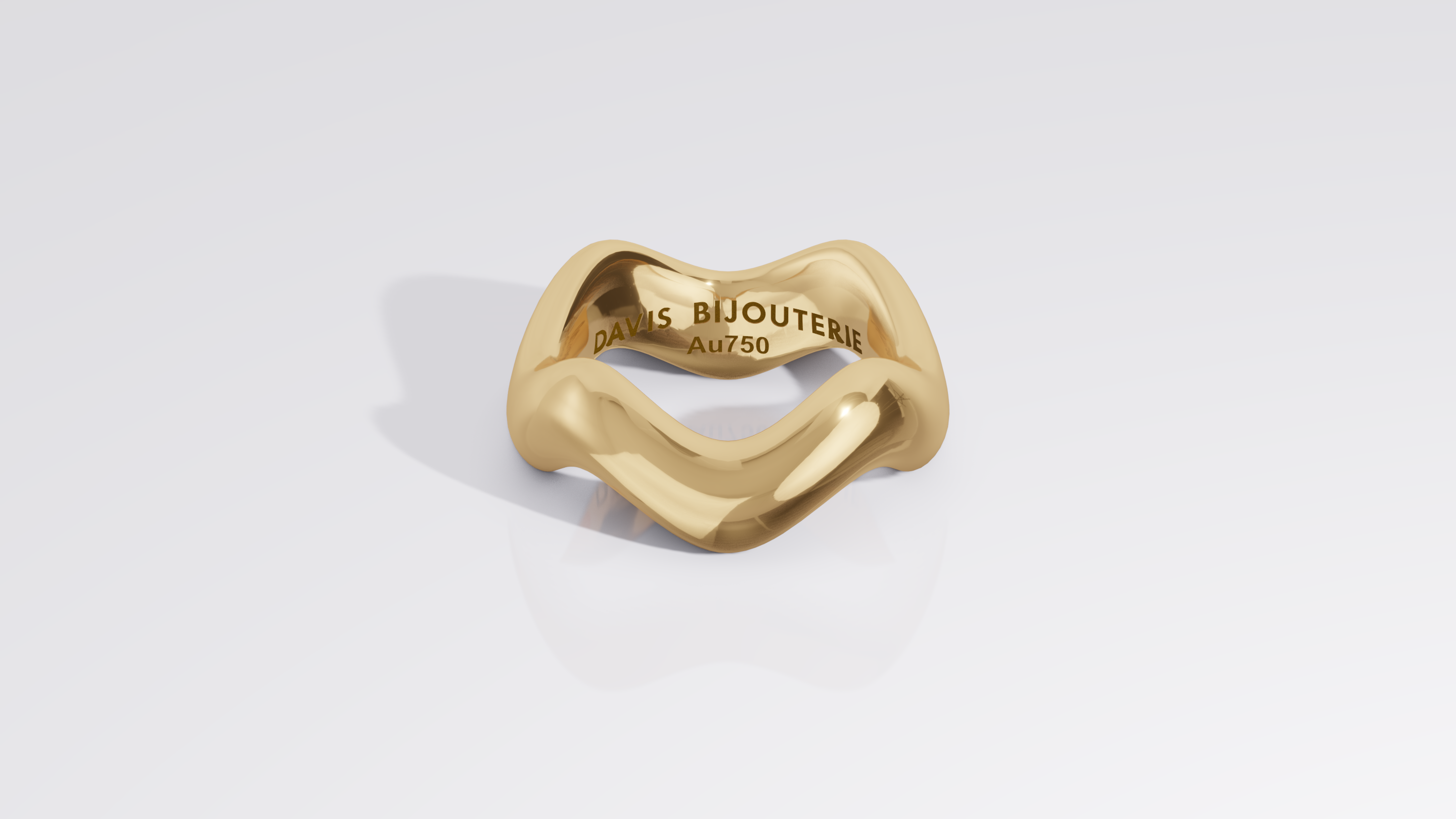 Ripple 4 Band Yellow Gold