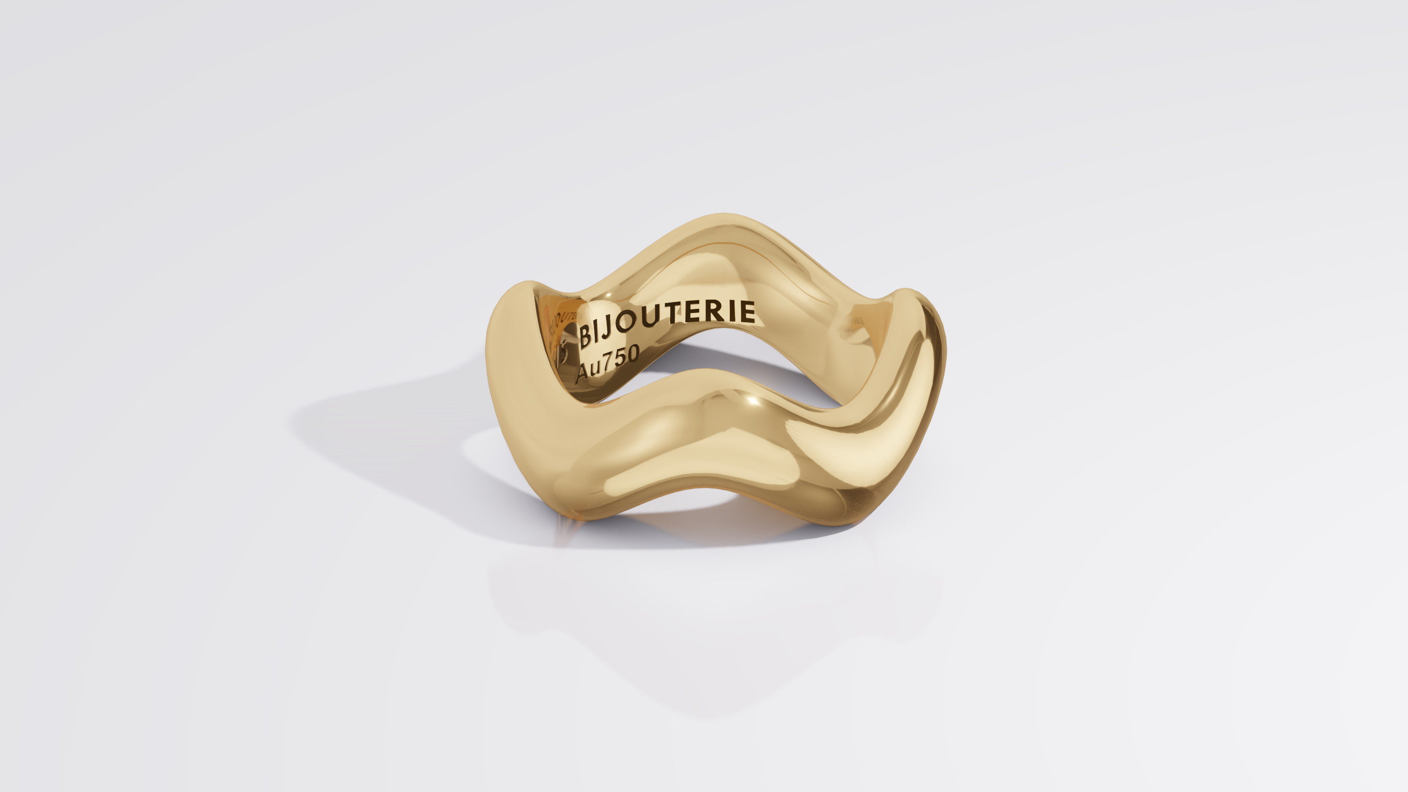 Ripple 4 Band Yellow Gold