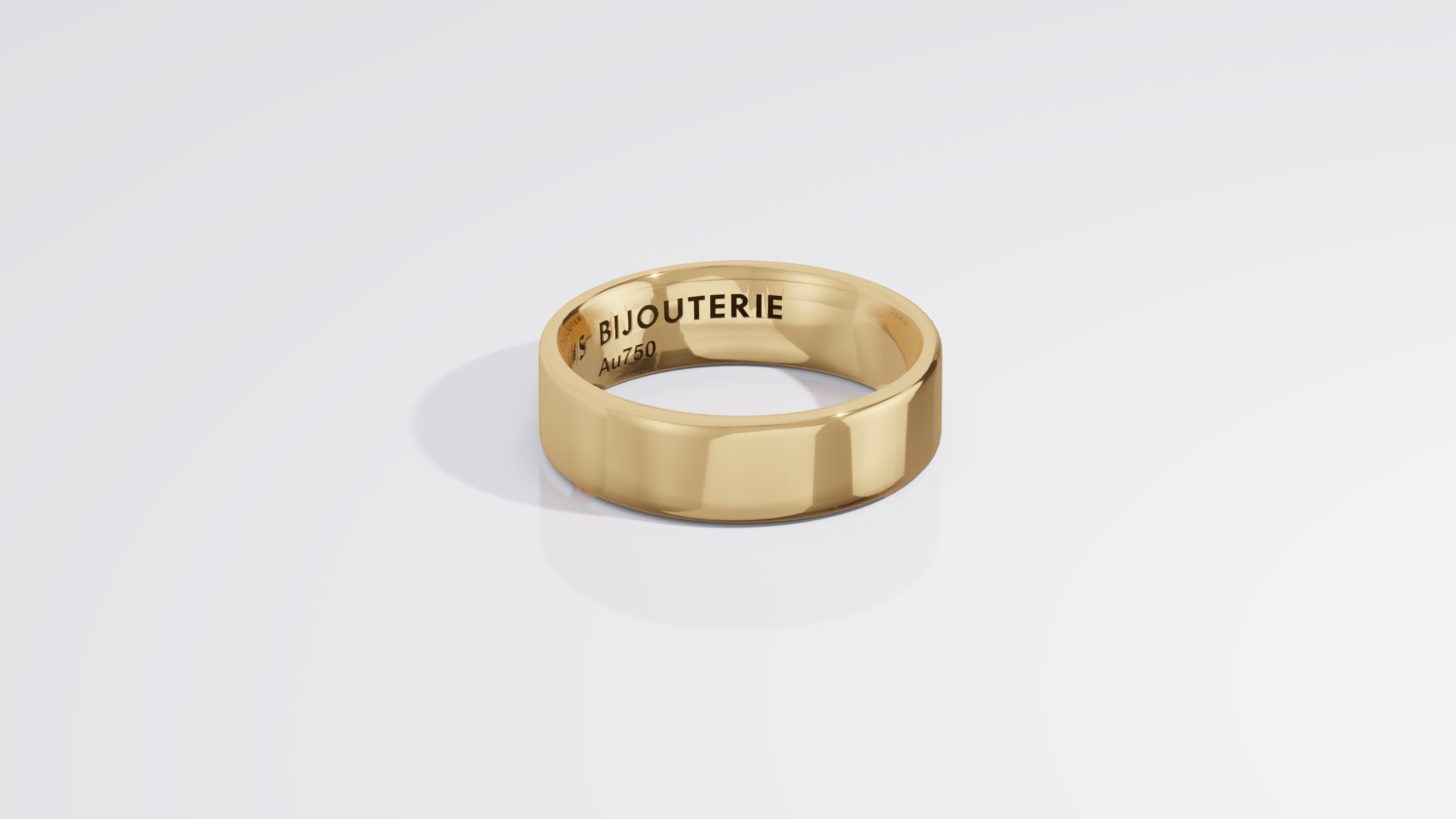 5mm Flat Band Yellow Gold