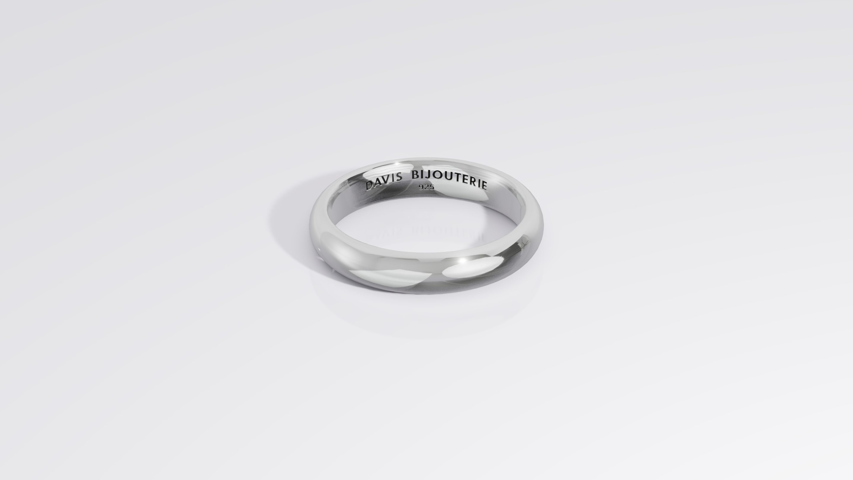 Petite Ripple 1 Band Sterling Silver