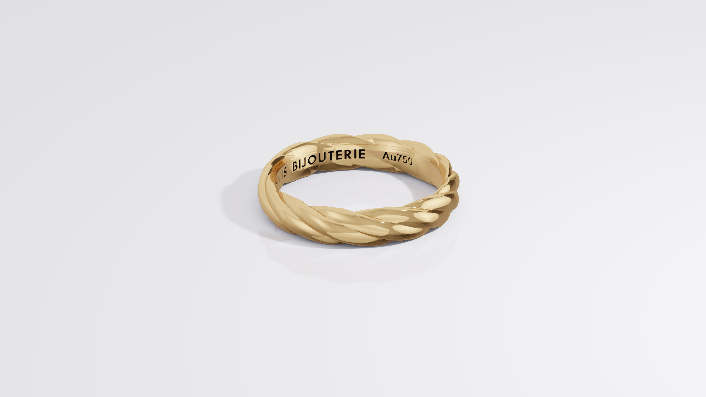 Rope Band Yellow Gold