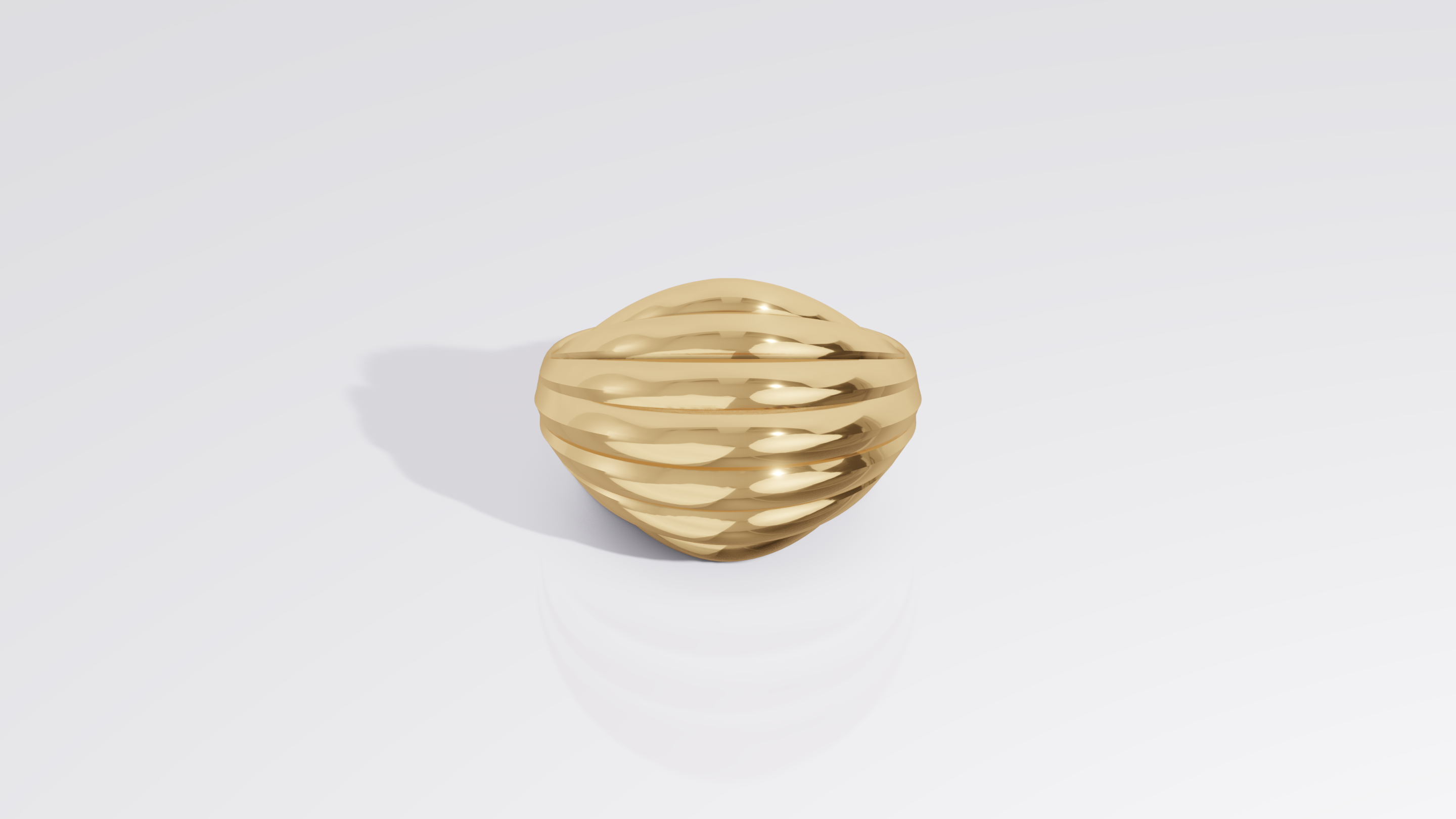 Shell Ring Yellow Gold