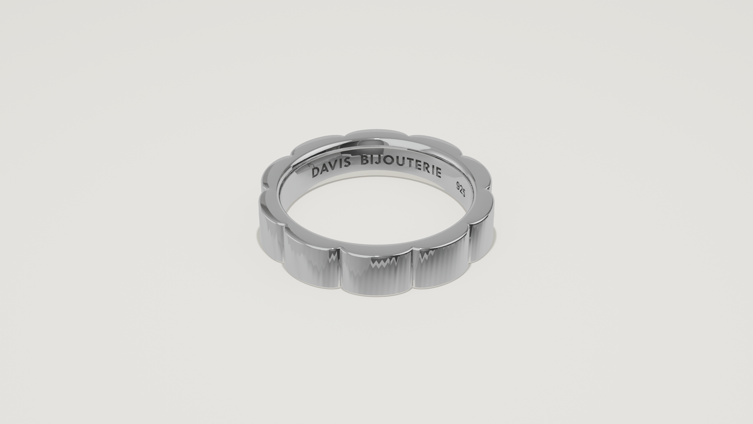 Loves-me, Loves-me-not Band Sterling Silver