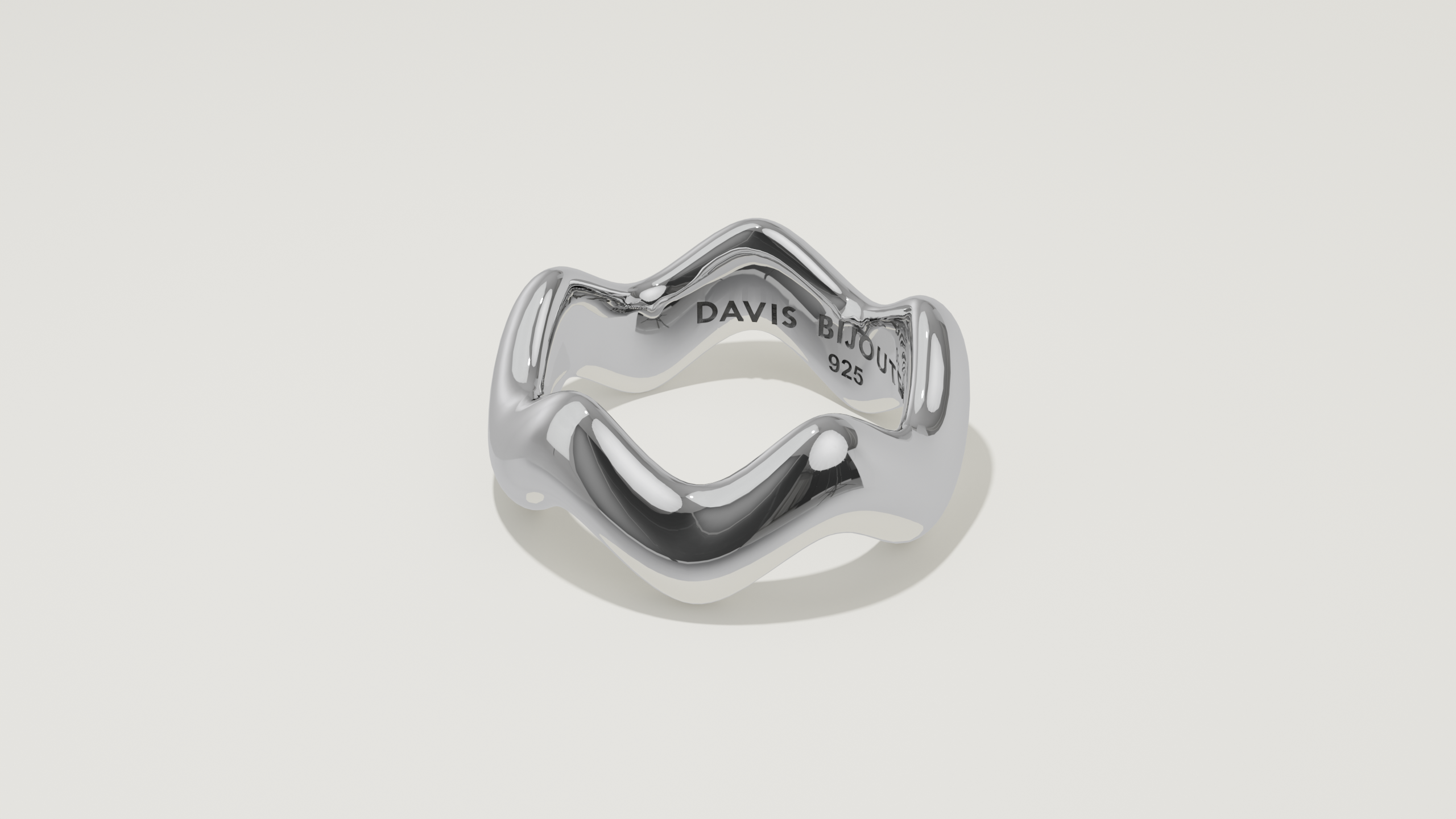 Ripple 5 Band Sterling Silver