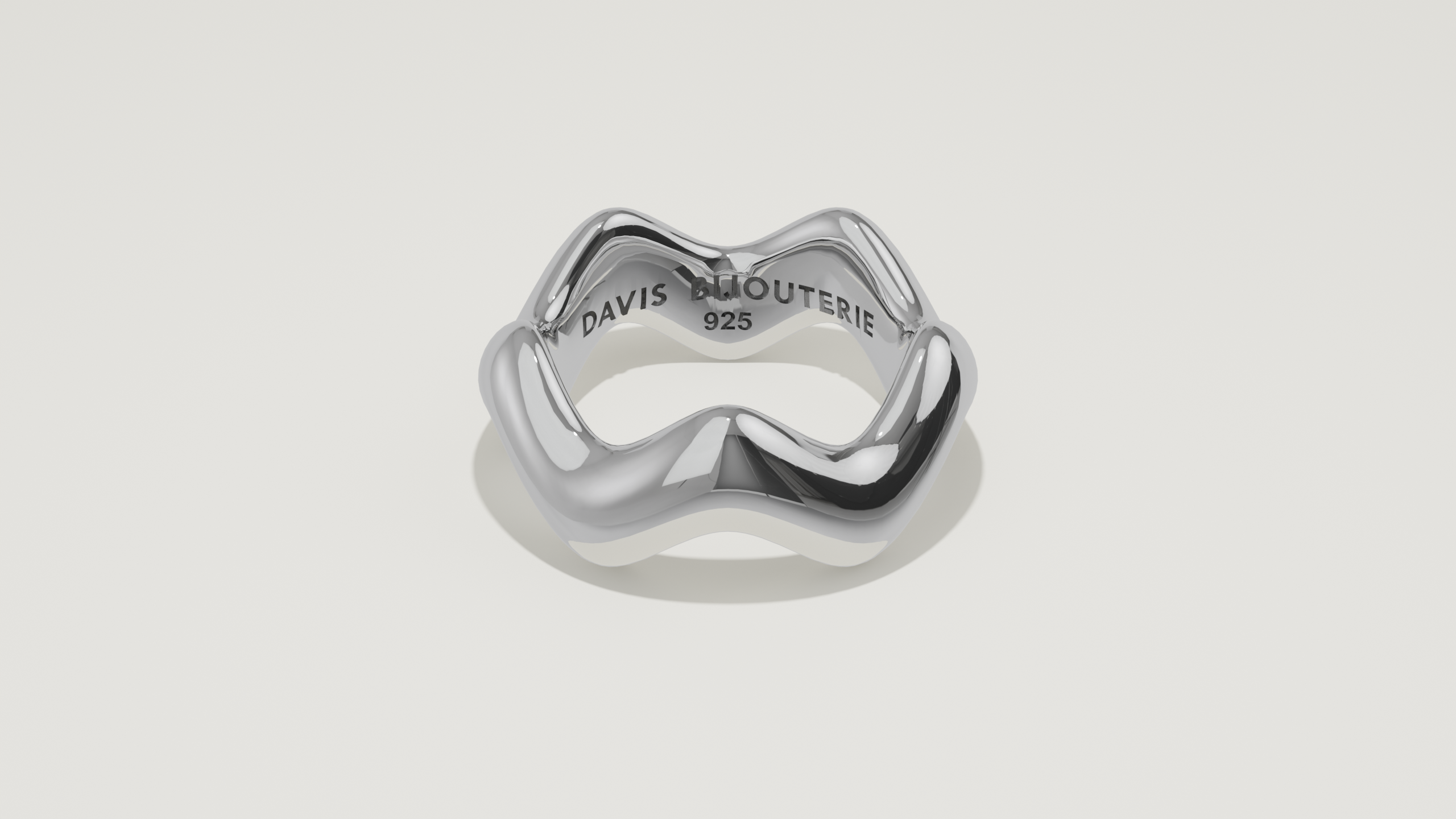 Ripple 5 Band Sterling Silver