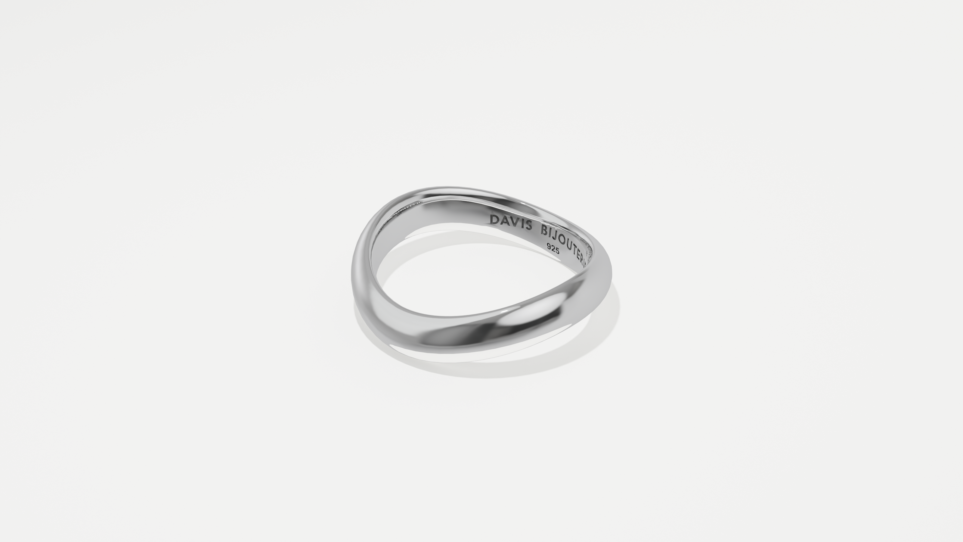 Petite Ripple 2 Band Sterling Silver