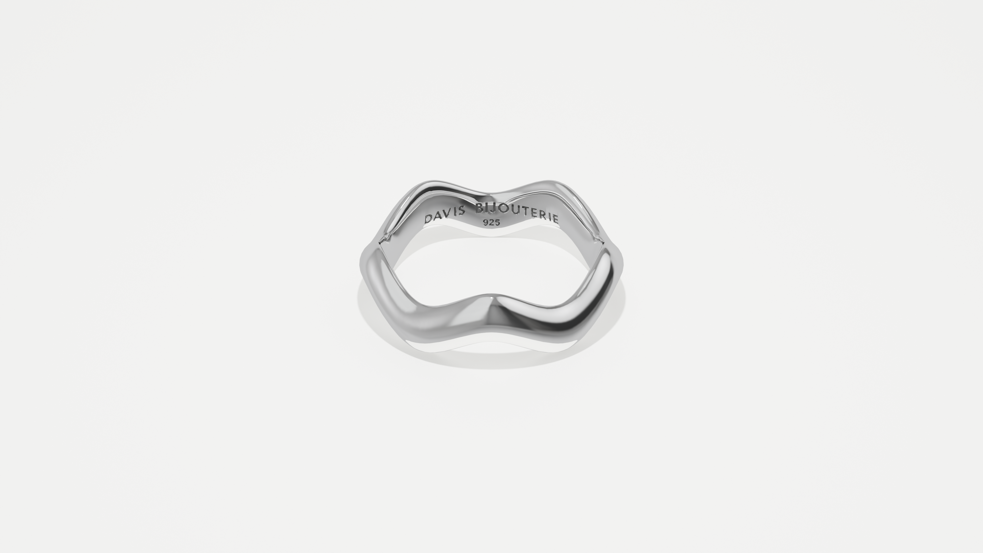 Petite Ripple 5 Band Sterling Silver