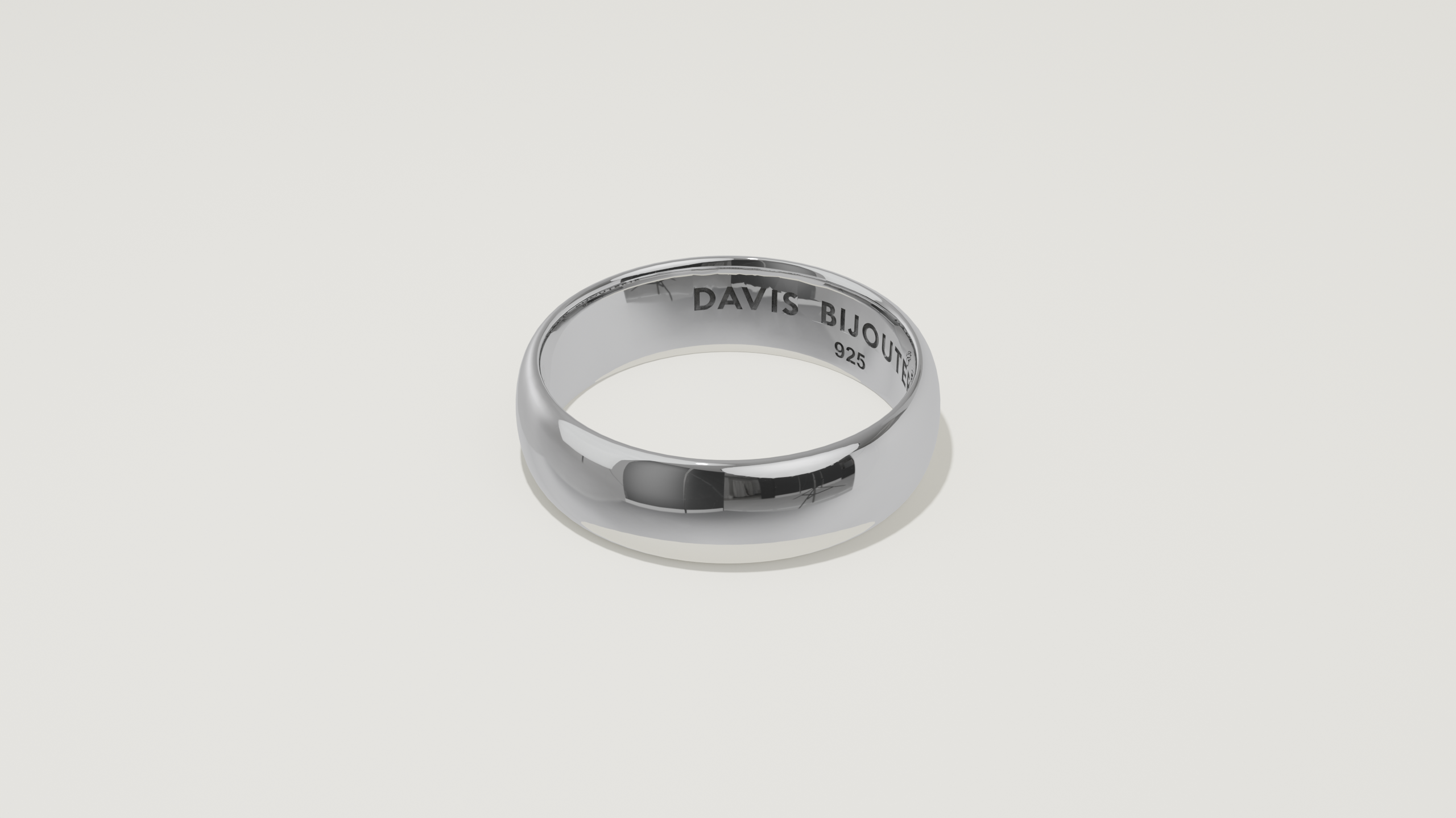 5mm Cigar Band Sterling Silver