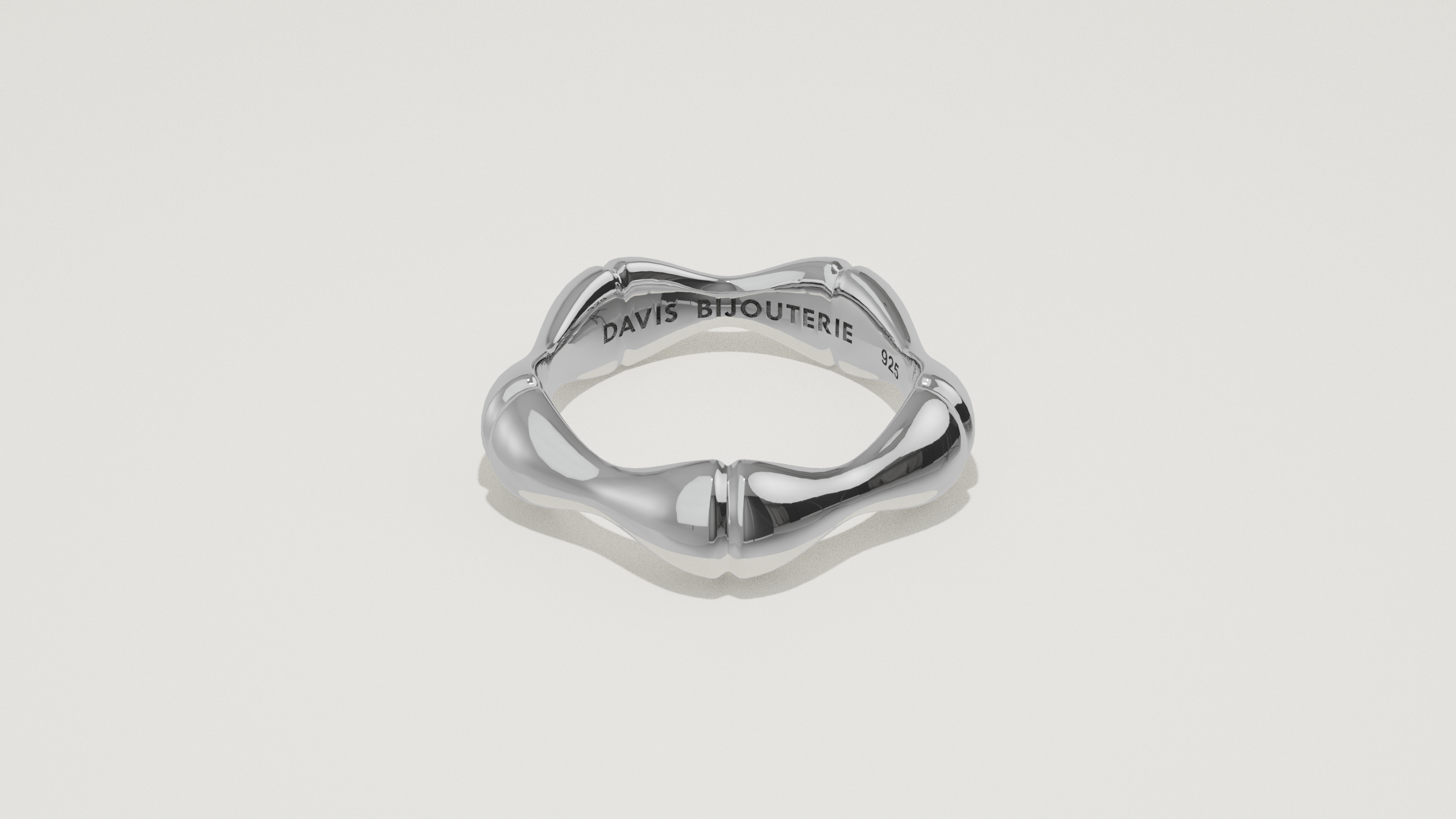 Petite Bamboo Ring Sterling Silver