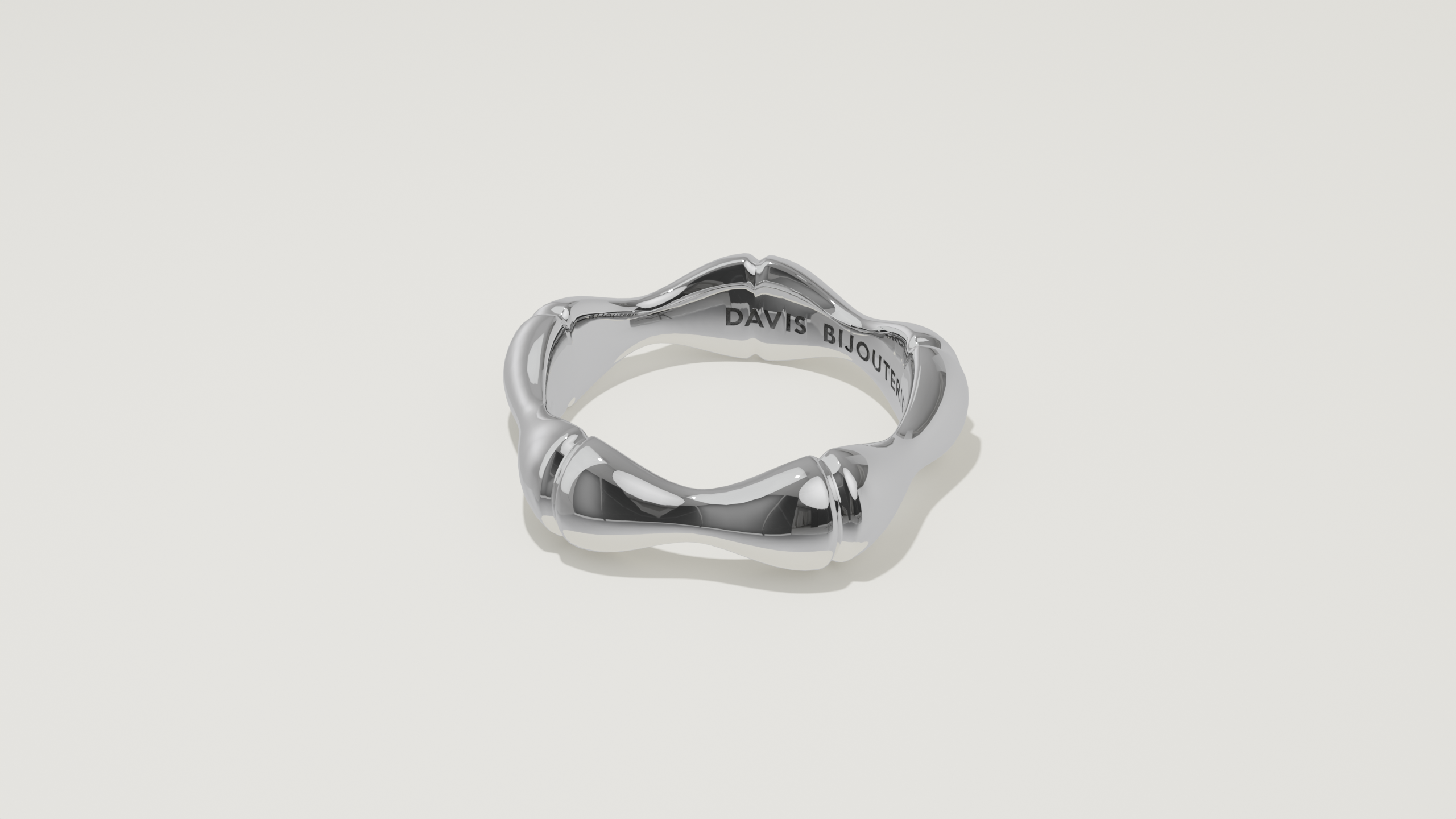 Petite Bamboo Ring Sterling Silver