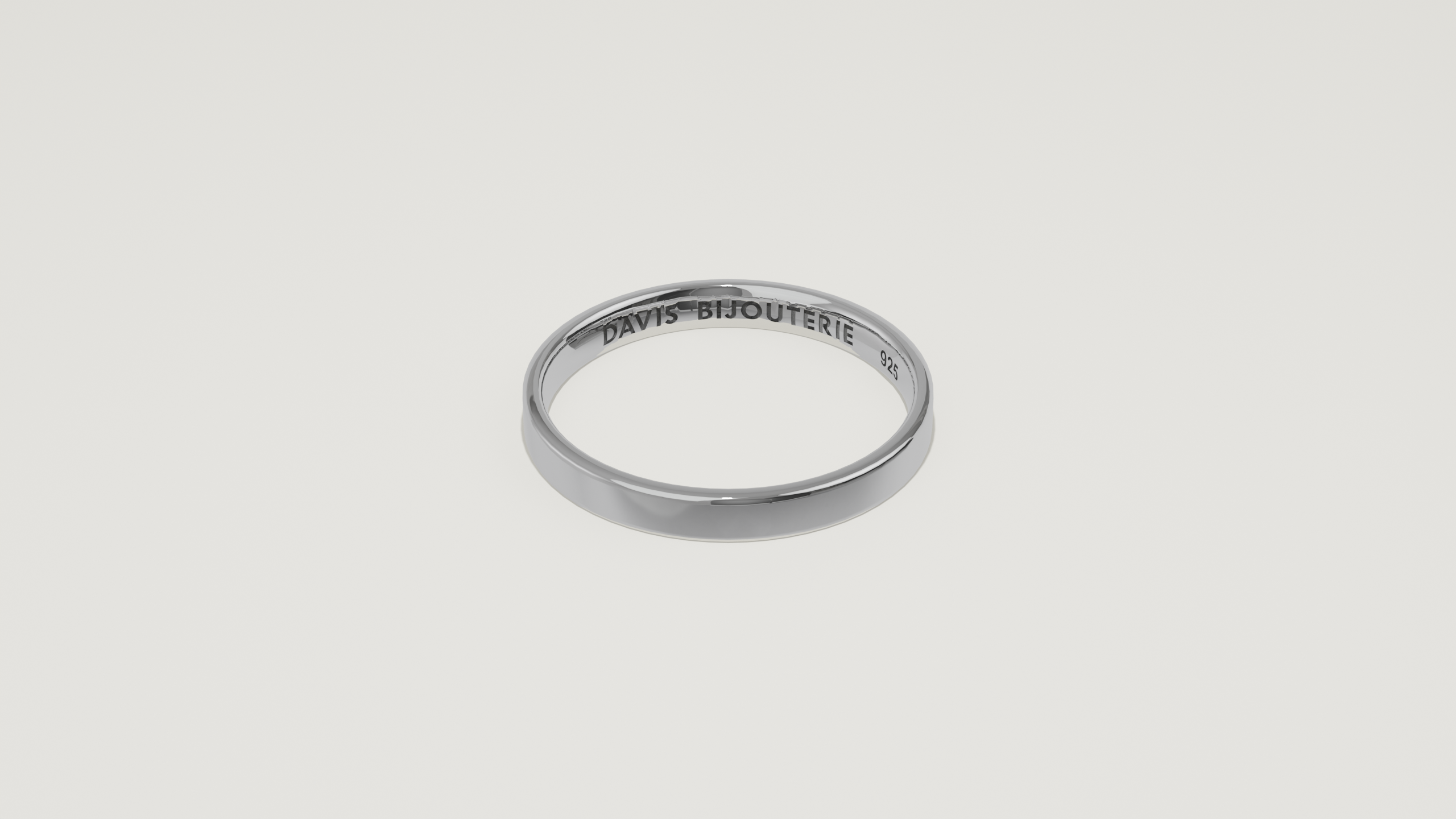 Ultrathin Flat Band Sterling Silver