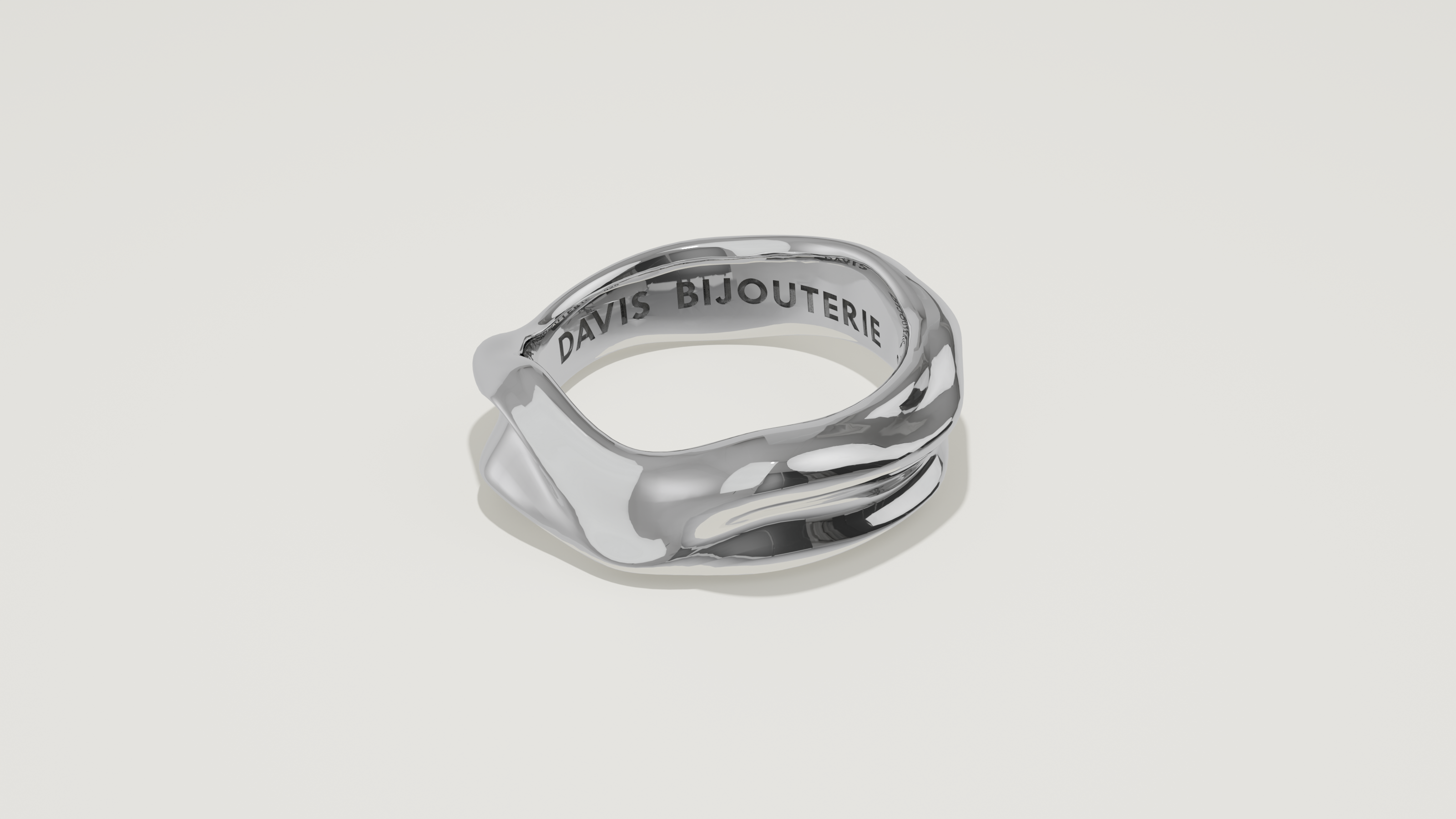 Splash Band Sterling Silver