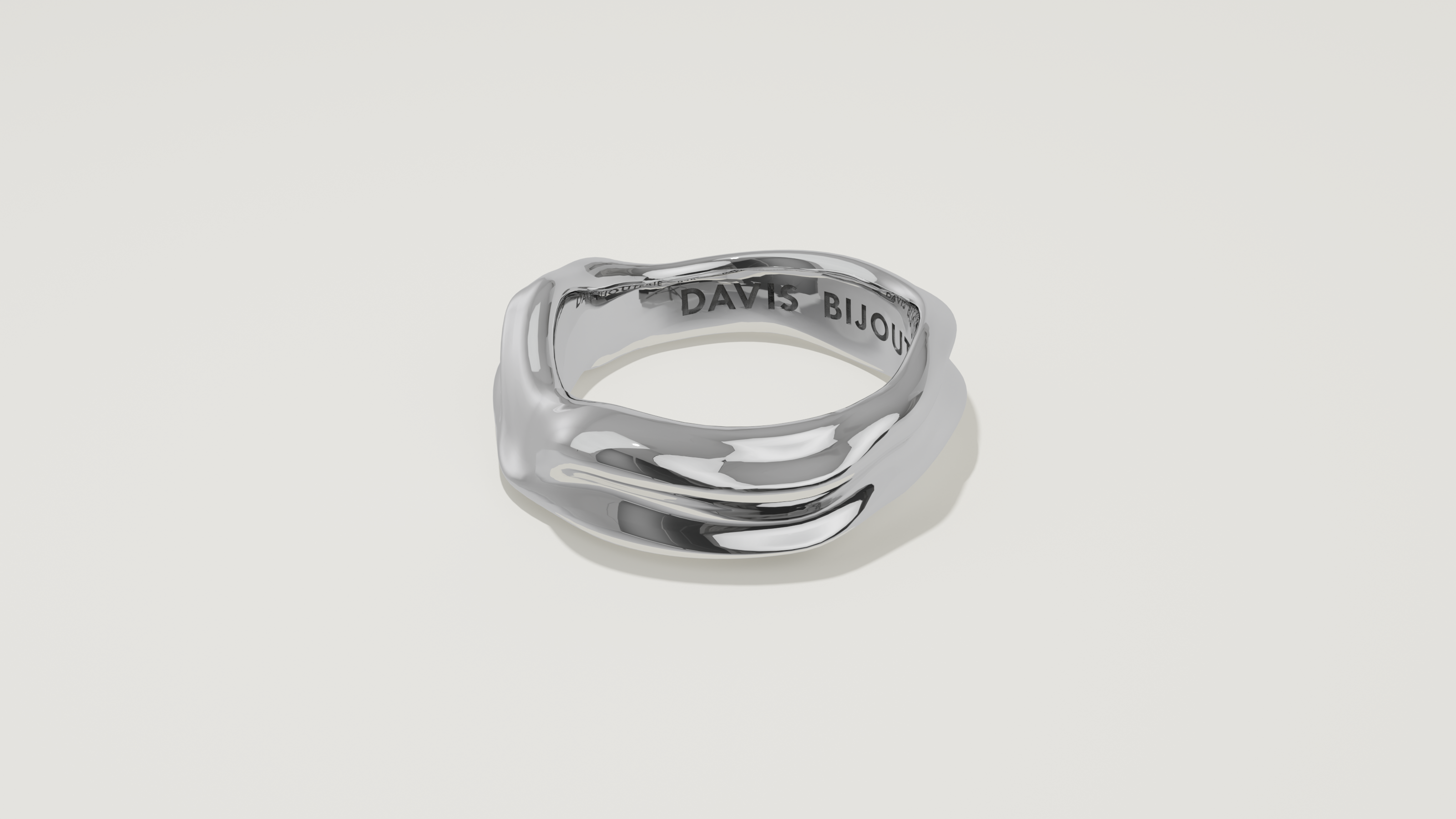 Splash Band Sterling Silver