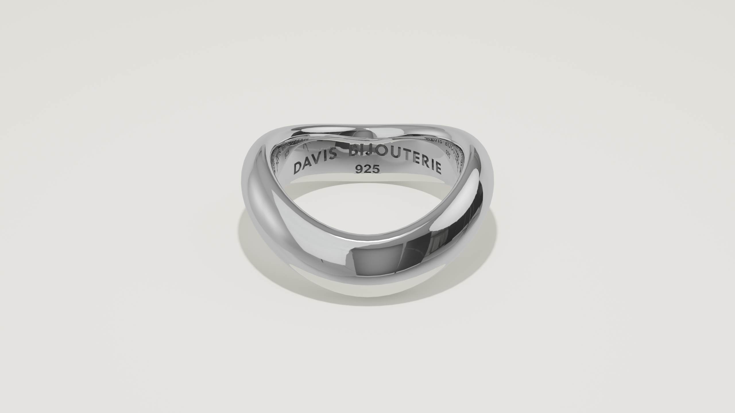 Ripple 1 Band Sterling Silver