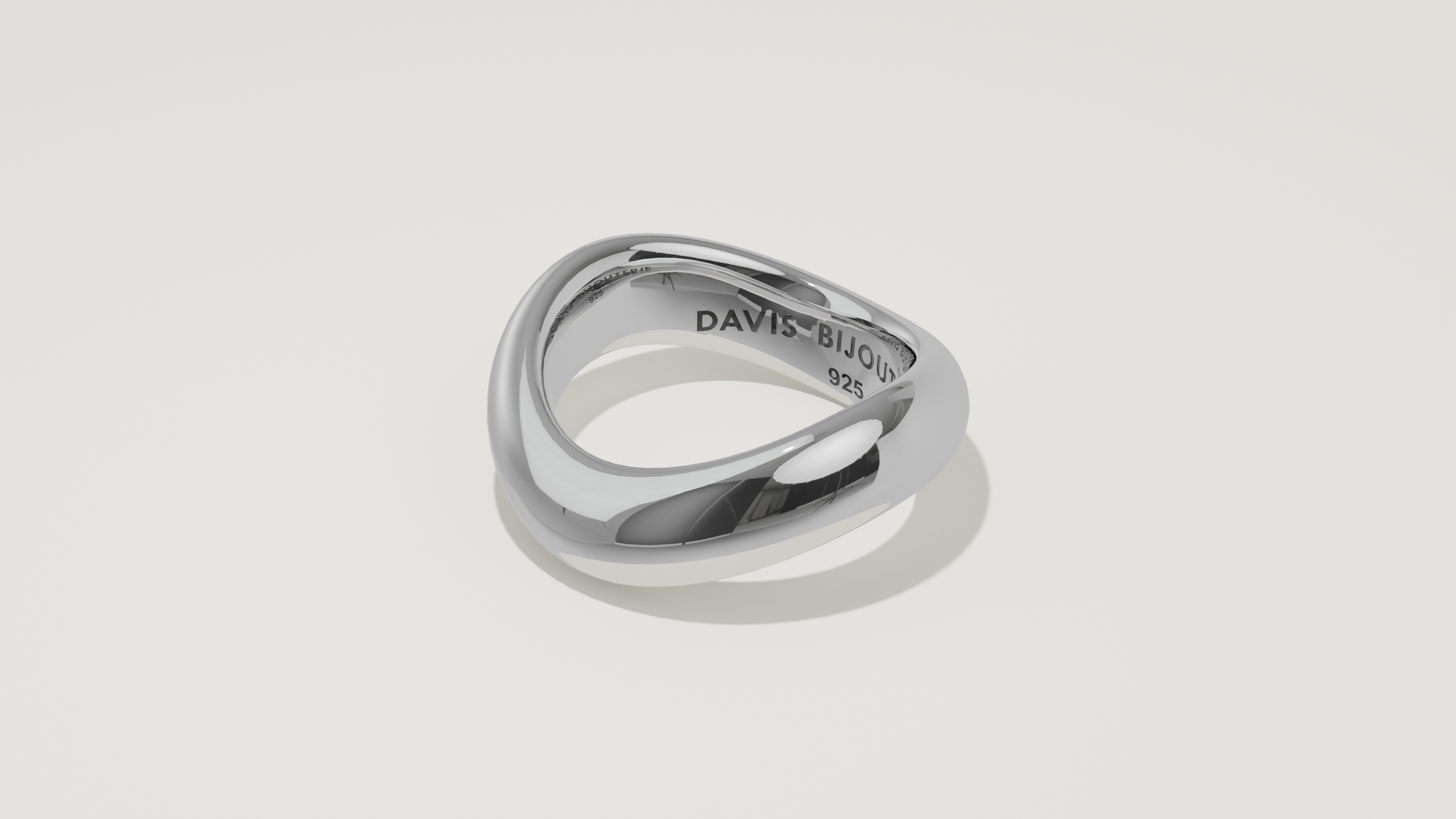 Ripple 1 Band Sterling Silver
