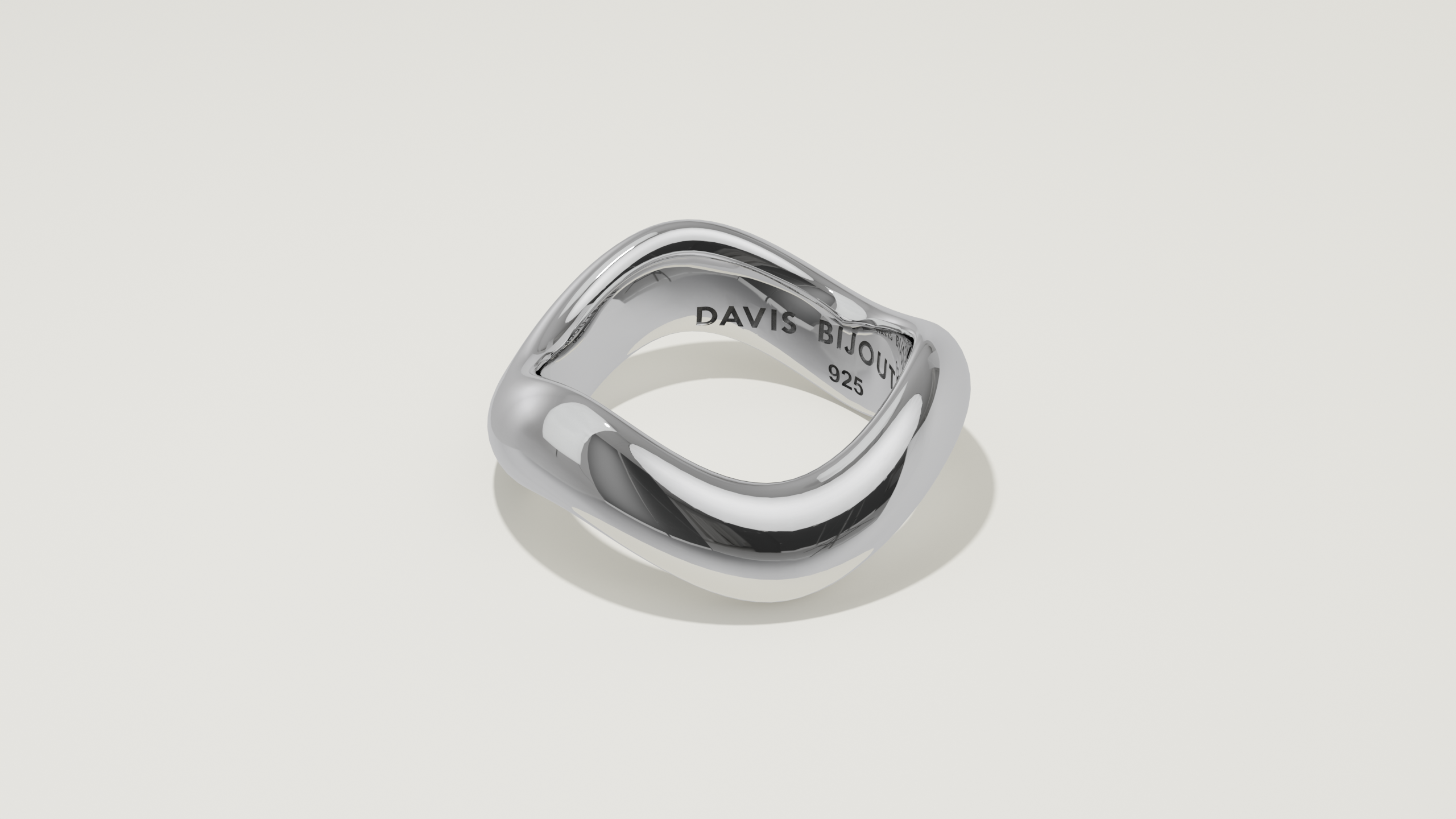 Ripple 3 Band Sterling Silver