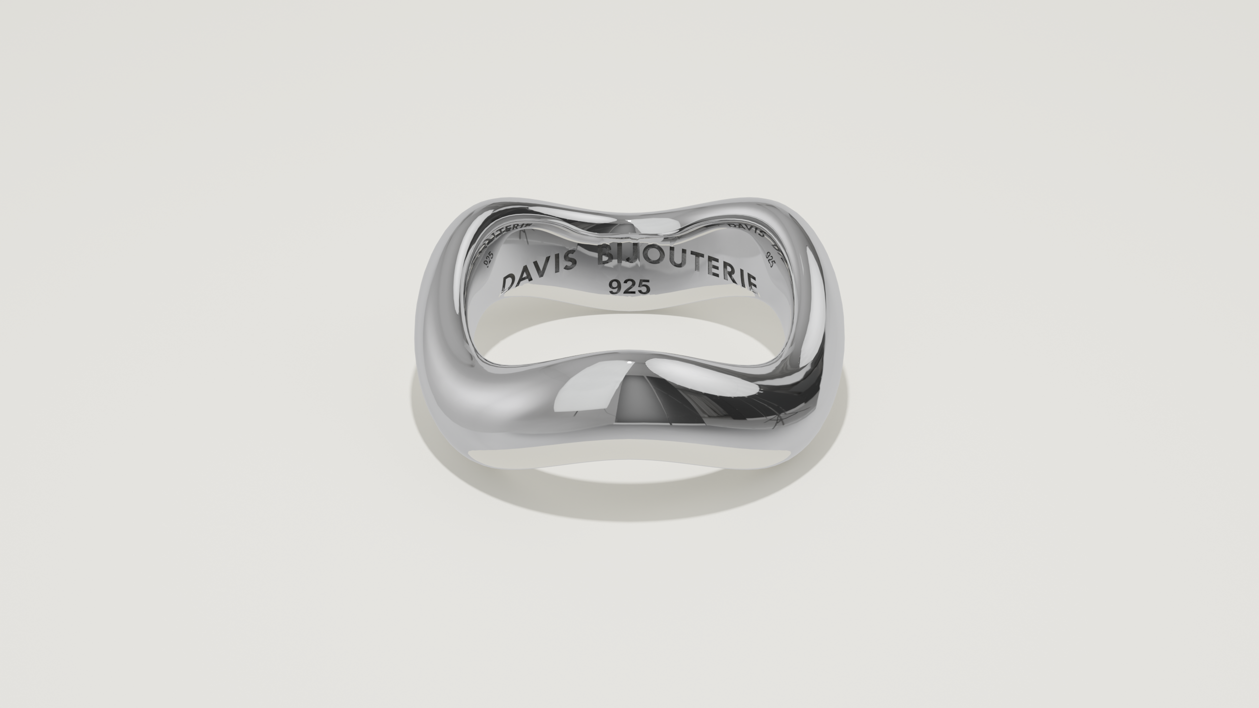 Ripple 3 Band Sterling Silver