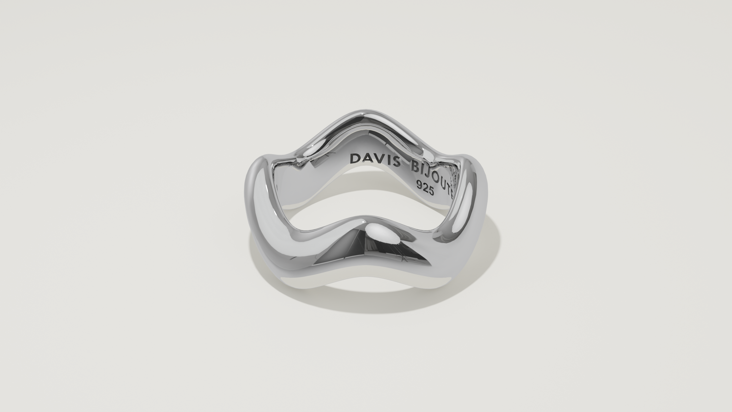 Ripple 4 Band Sterling Silver
