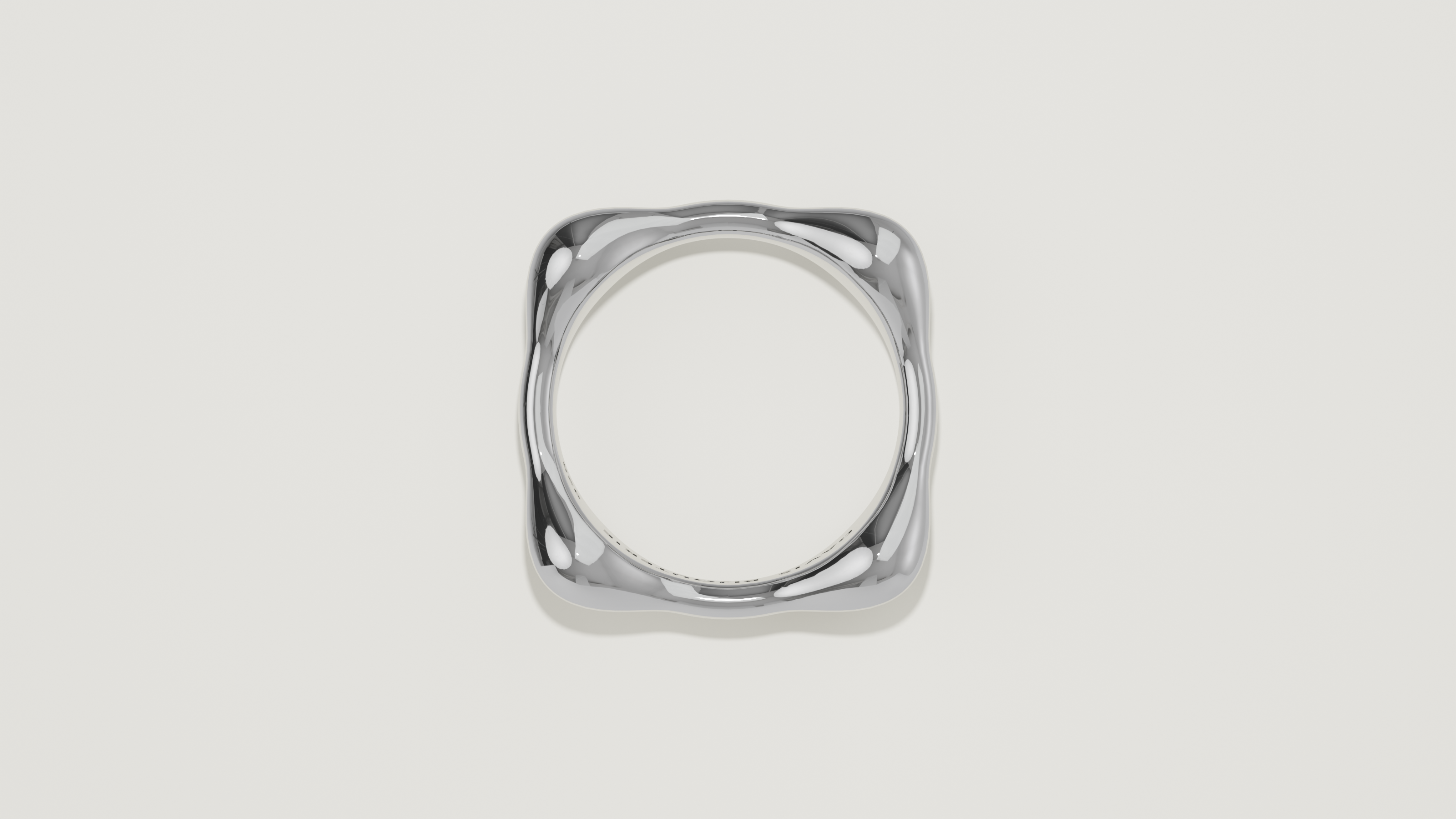 Petite Bone Ribbon Ring Sterling Silver