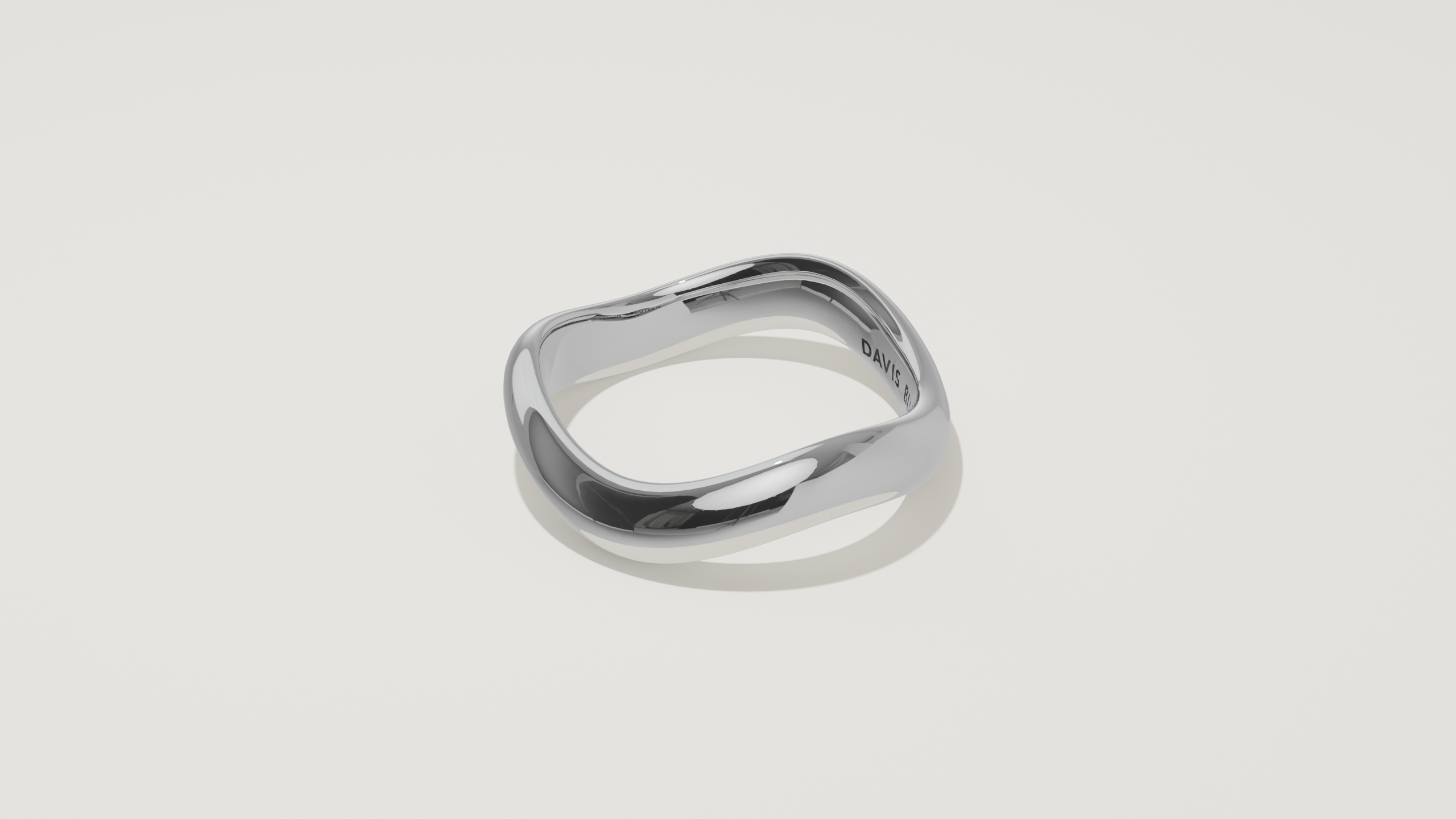 Petite Ripple 3 Band Sterling Silver