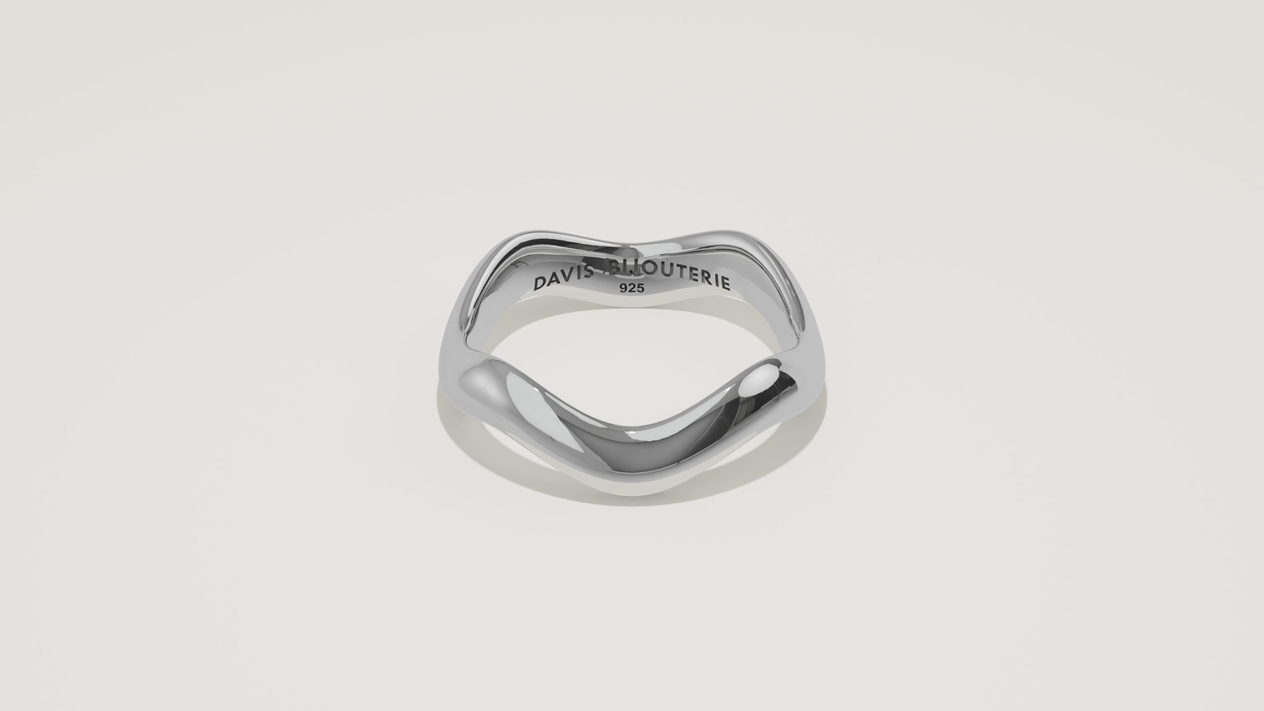 Petite Ripple 4 Band Sterling Silver