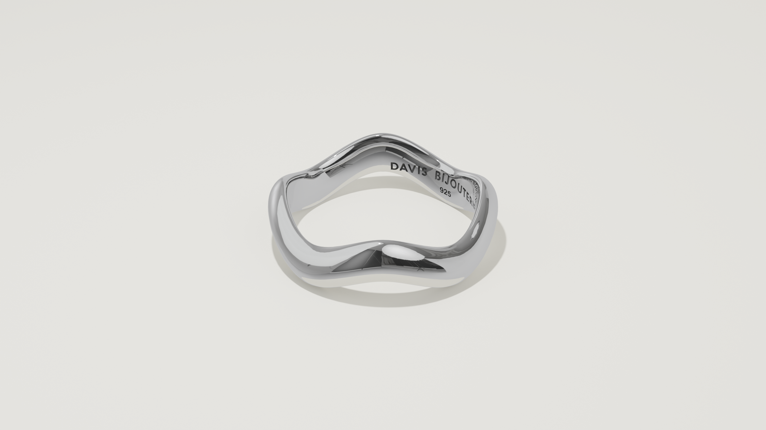 Petite Ripple 4 Band Sterling Silver