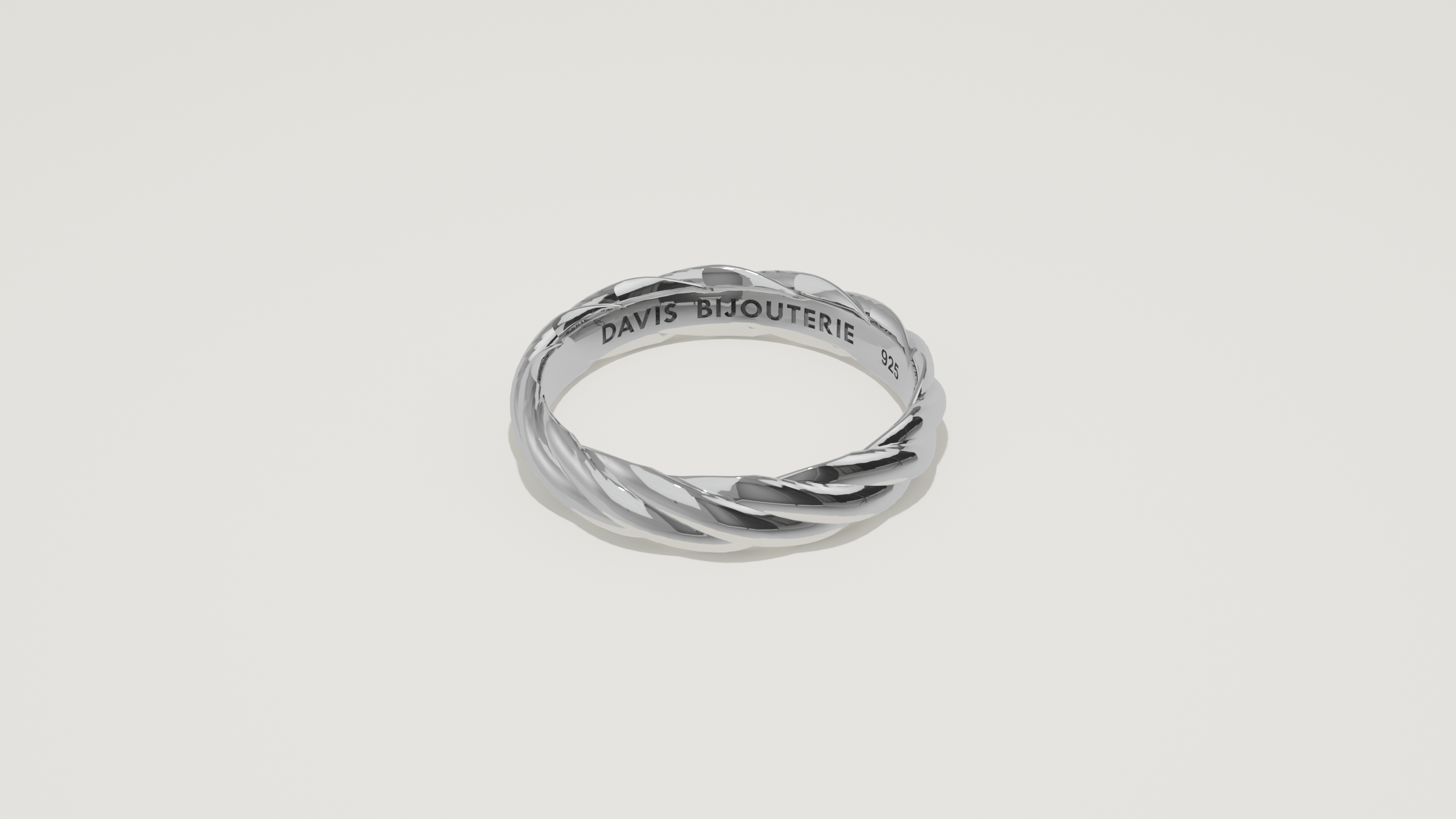 Rope Band Sterling Silver