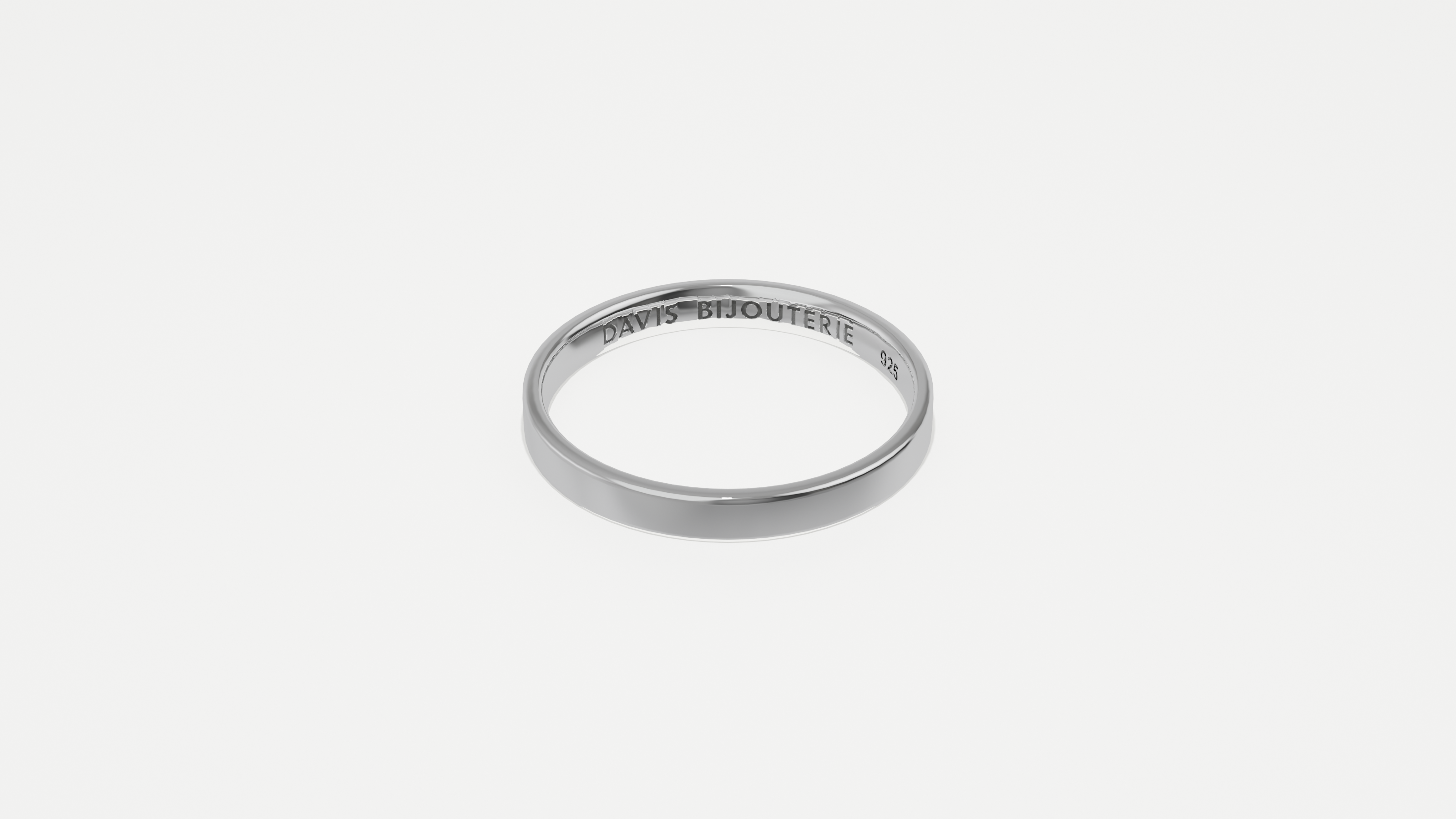 Ultrathin Flat Band Sterling Silver