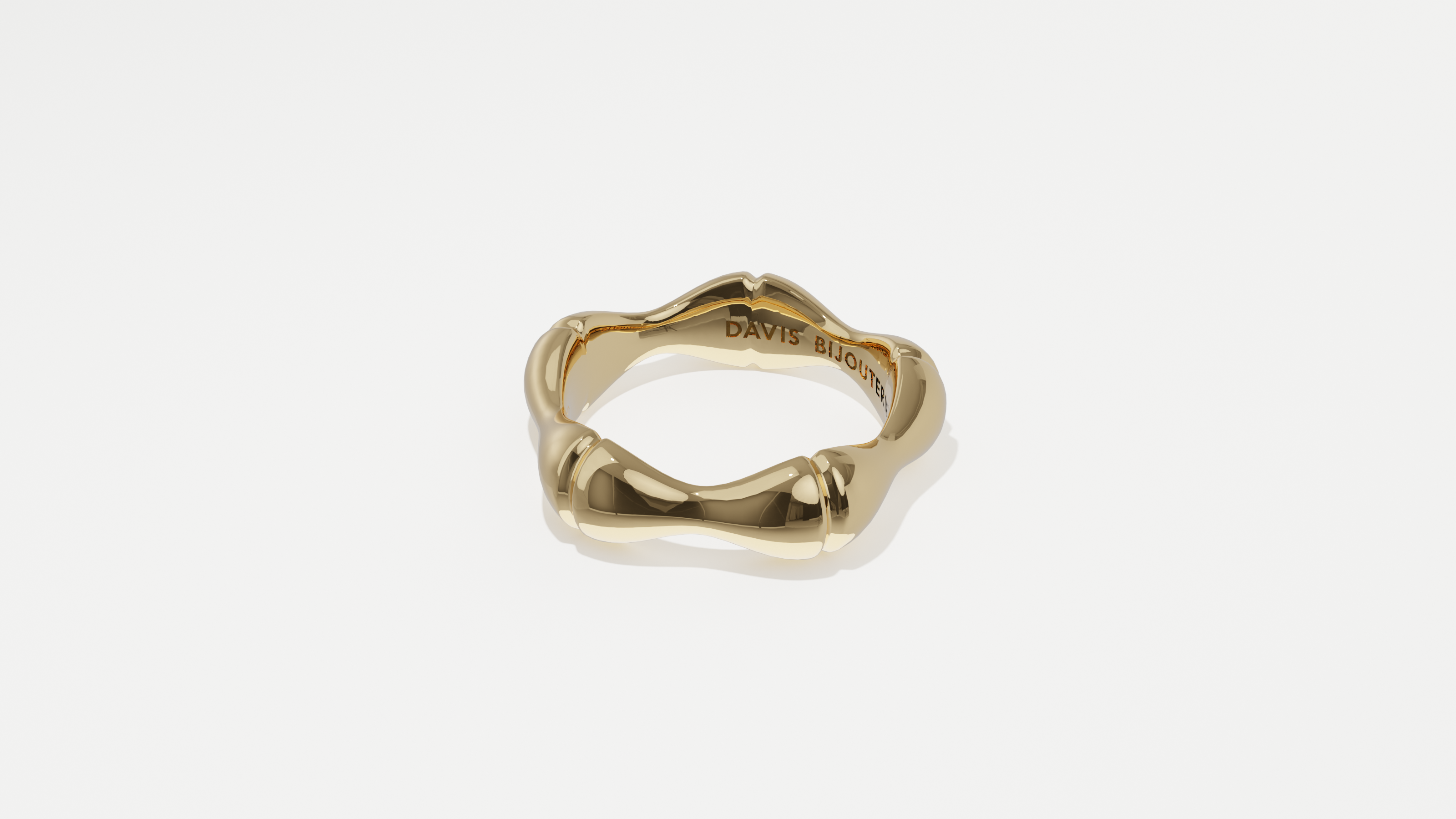 Petite Bamboo Ring Yellow Gold