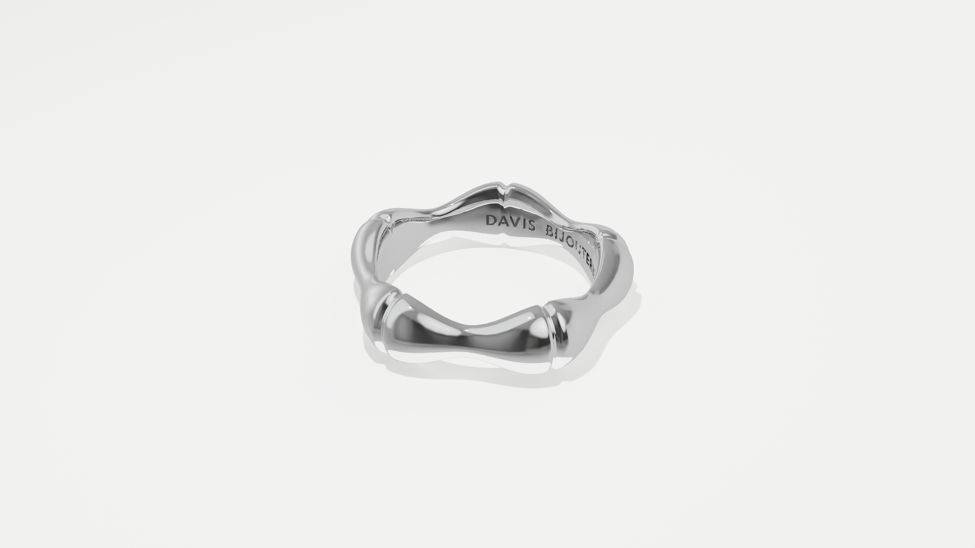 Petite Bamboo Ring Sterling Silver