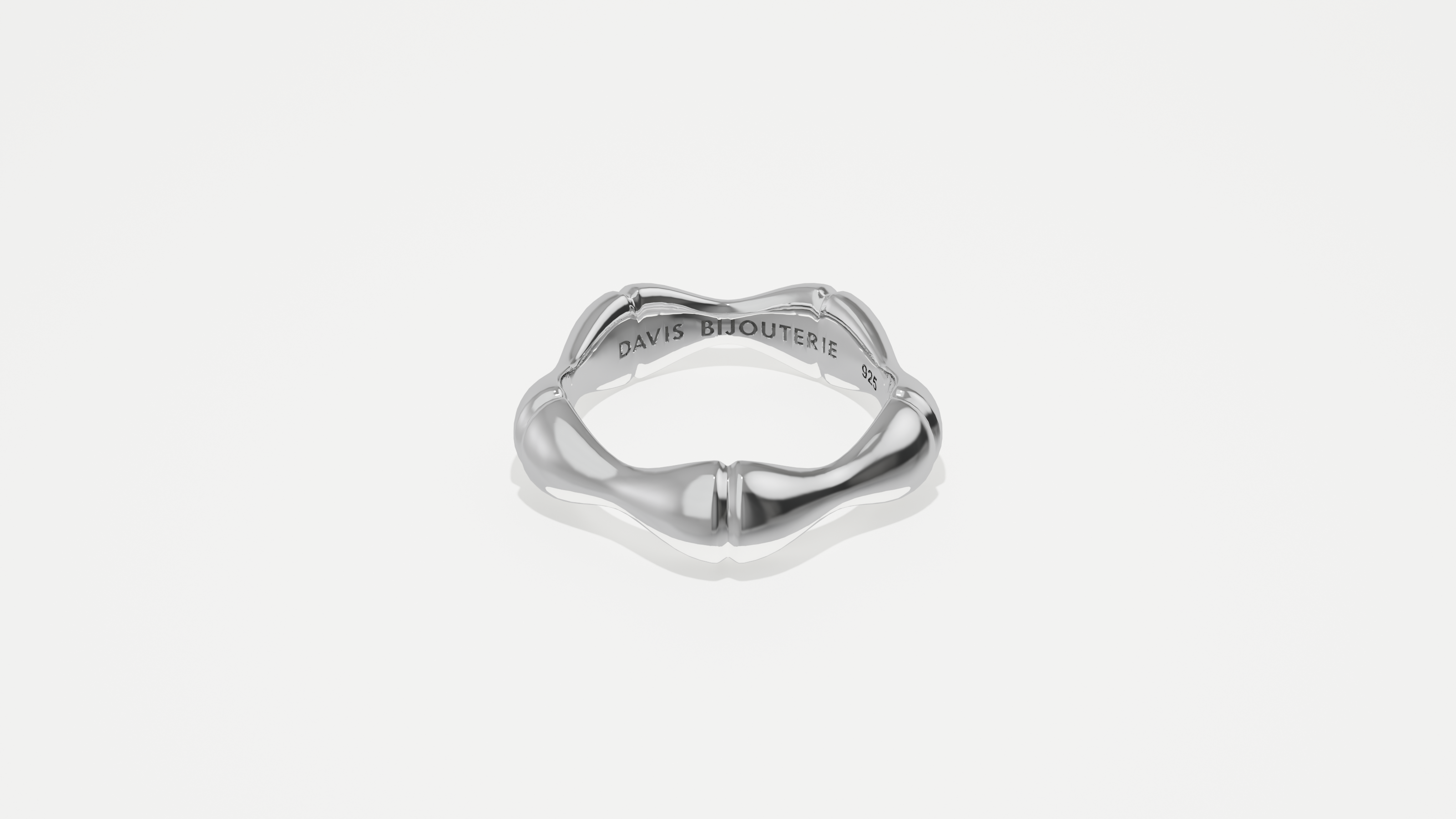 Petite Bamboo Ring Sterling Silver