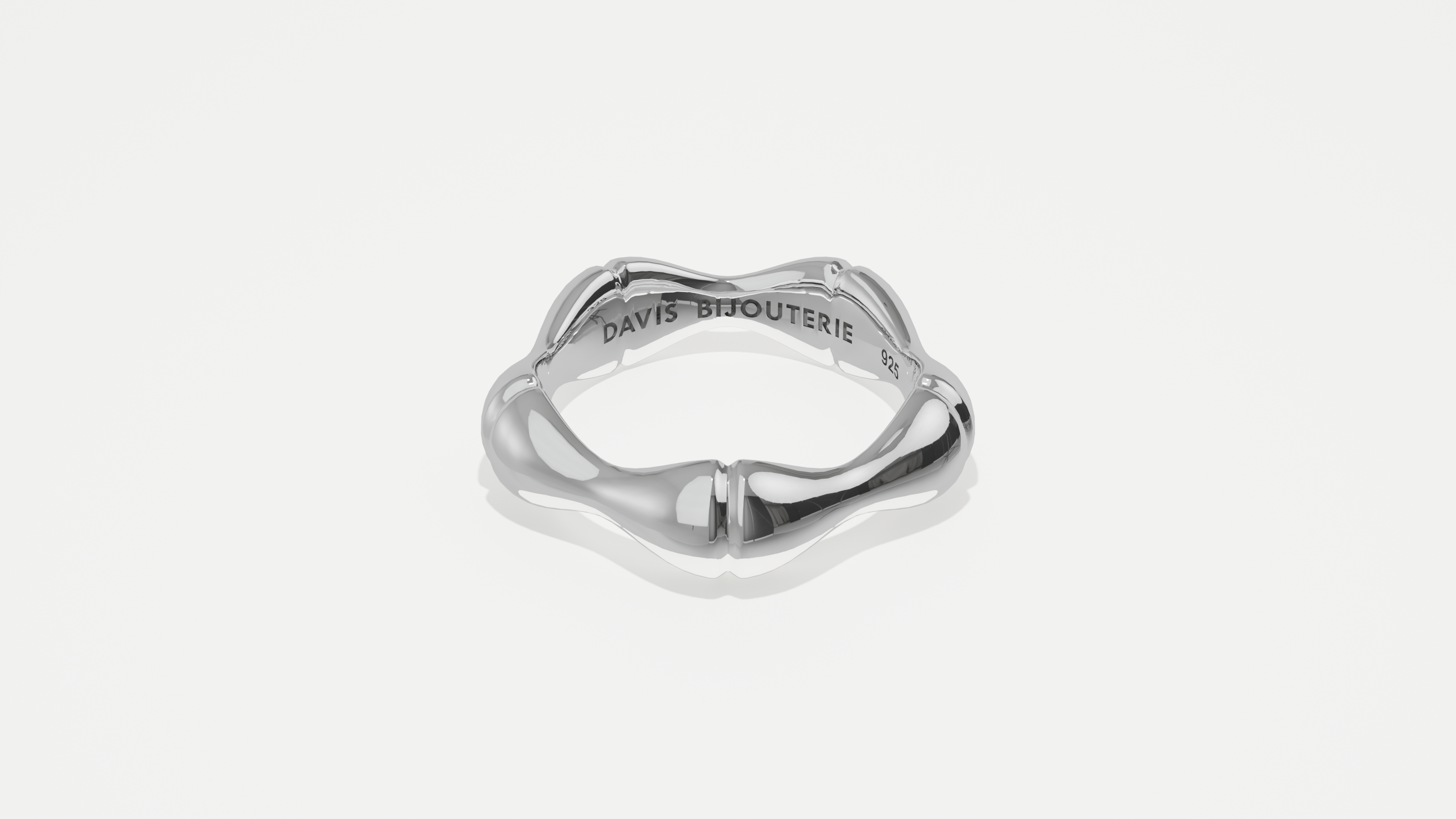 Petite Bamboo Ring Sterling Silver