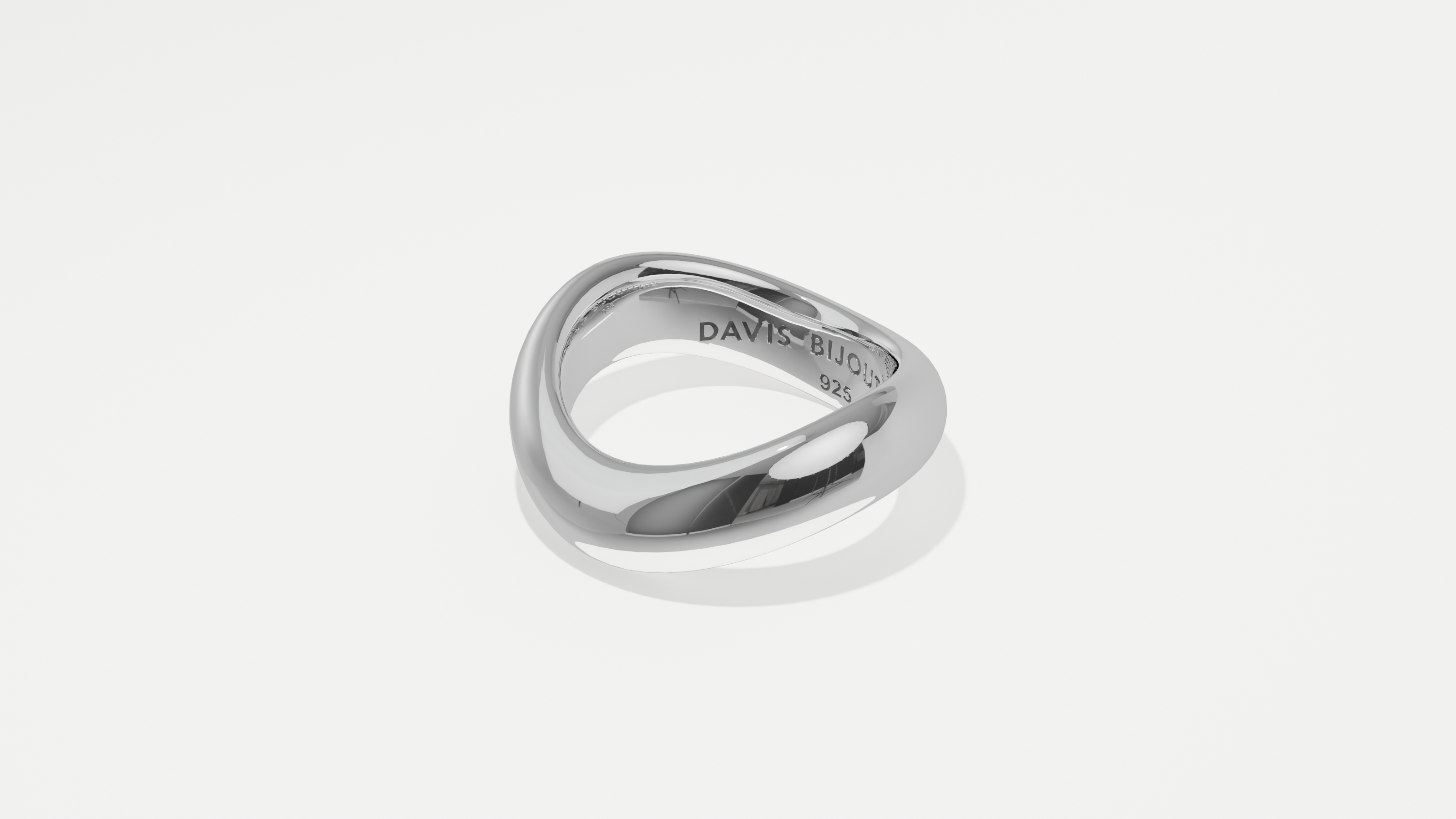 Ripple 2 Band Sterling Silver