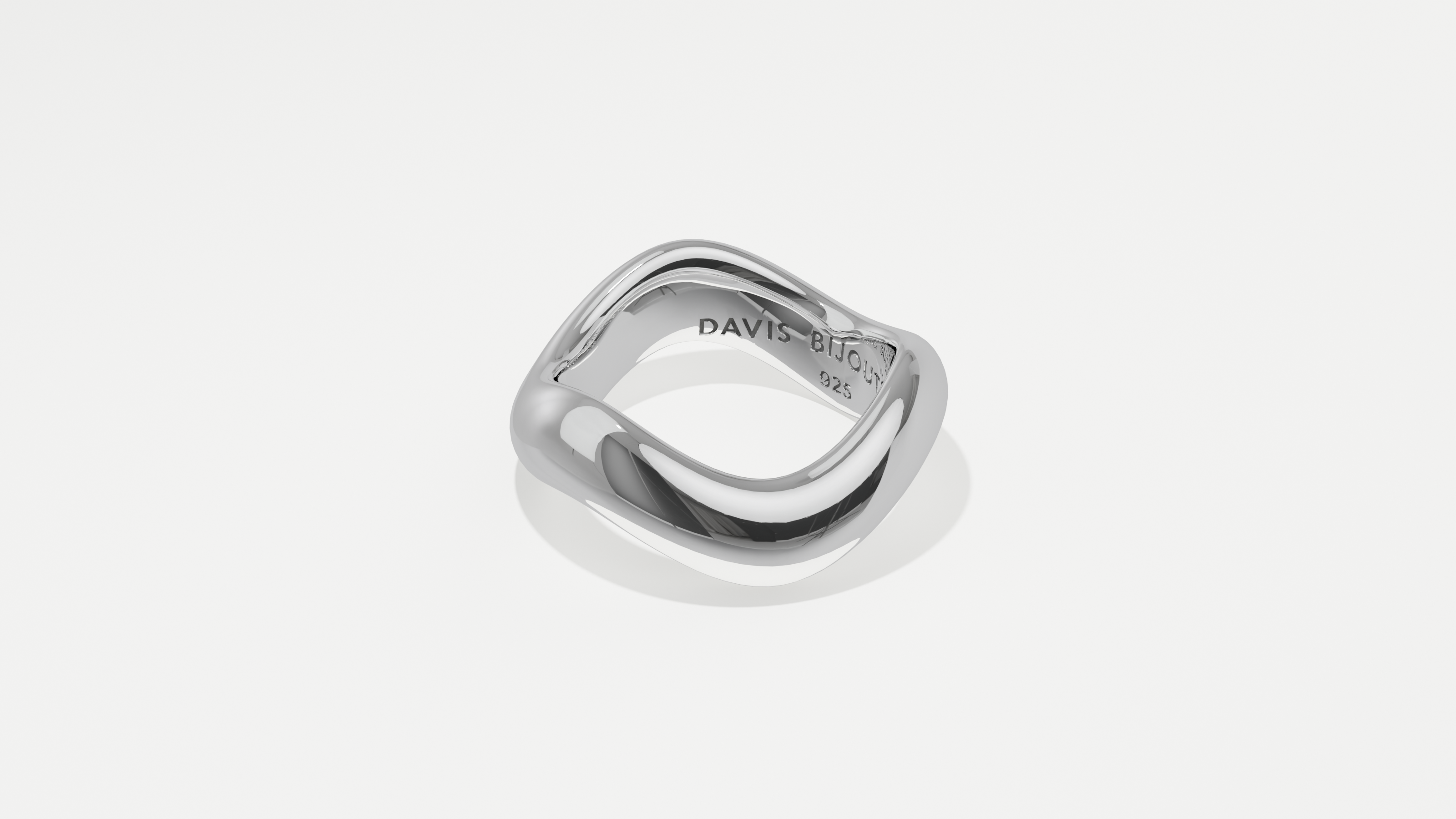 Ripple 3 Band Sterling Silver