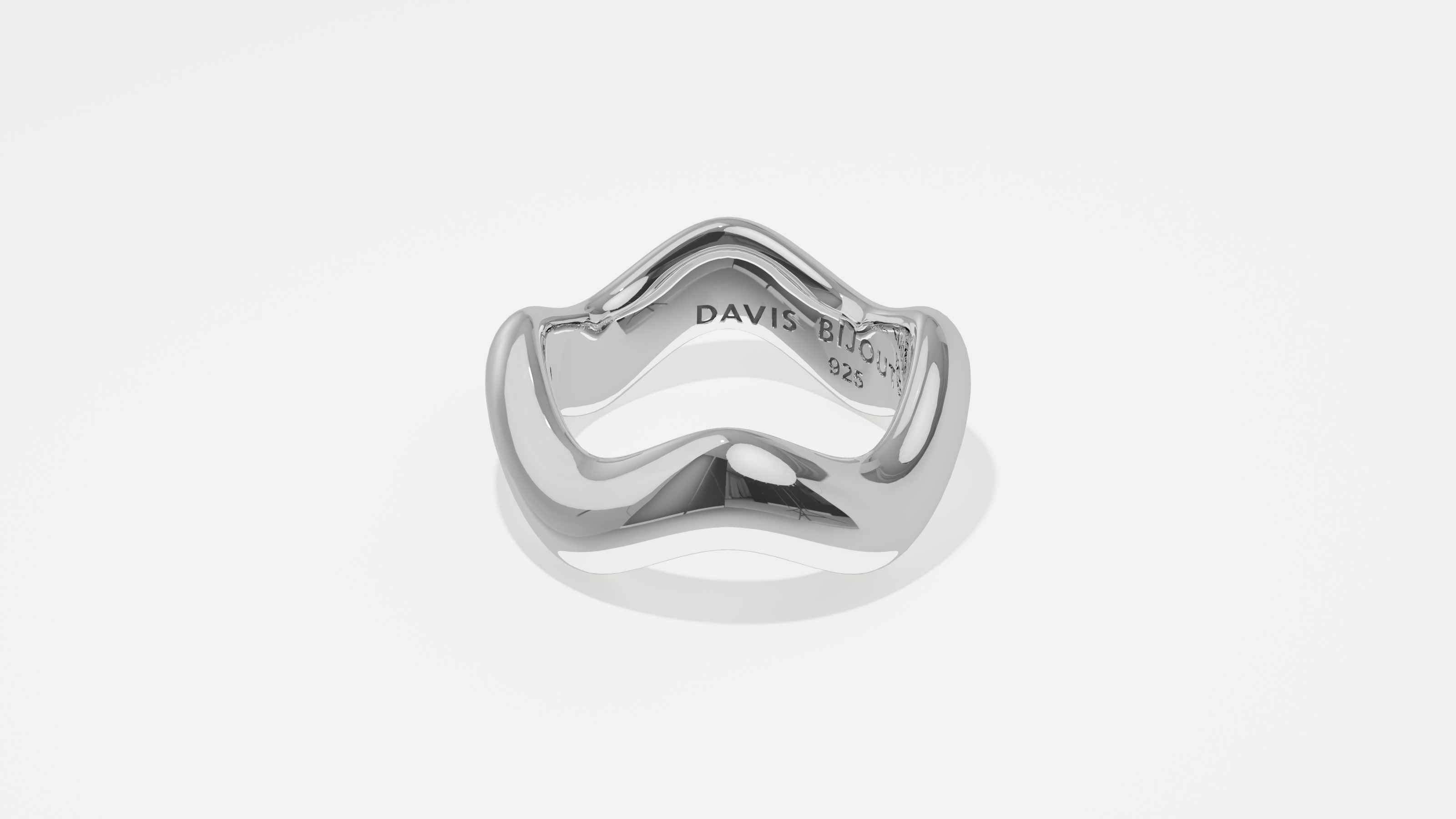 Ripple 4 Band Sterling Silver