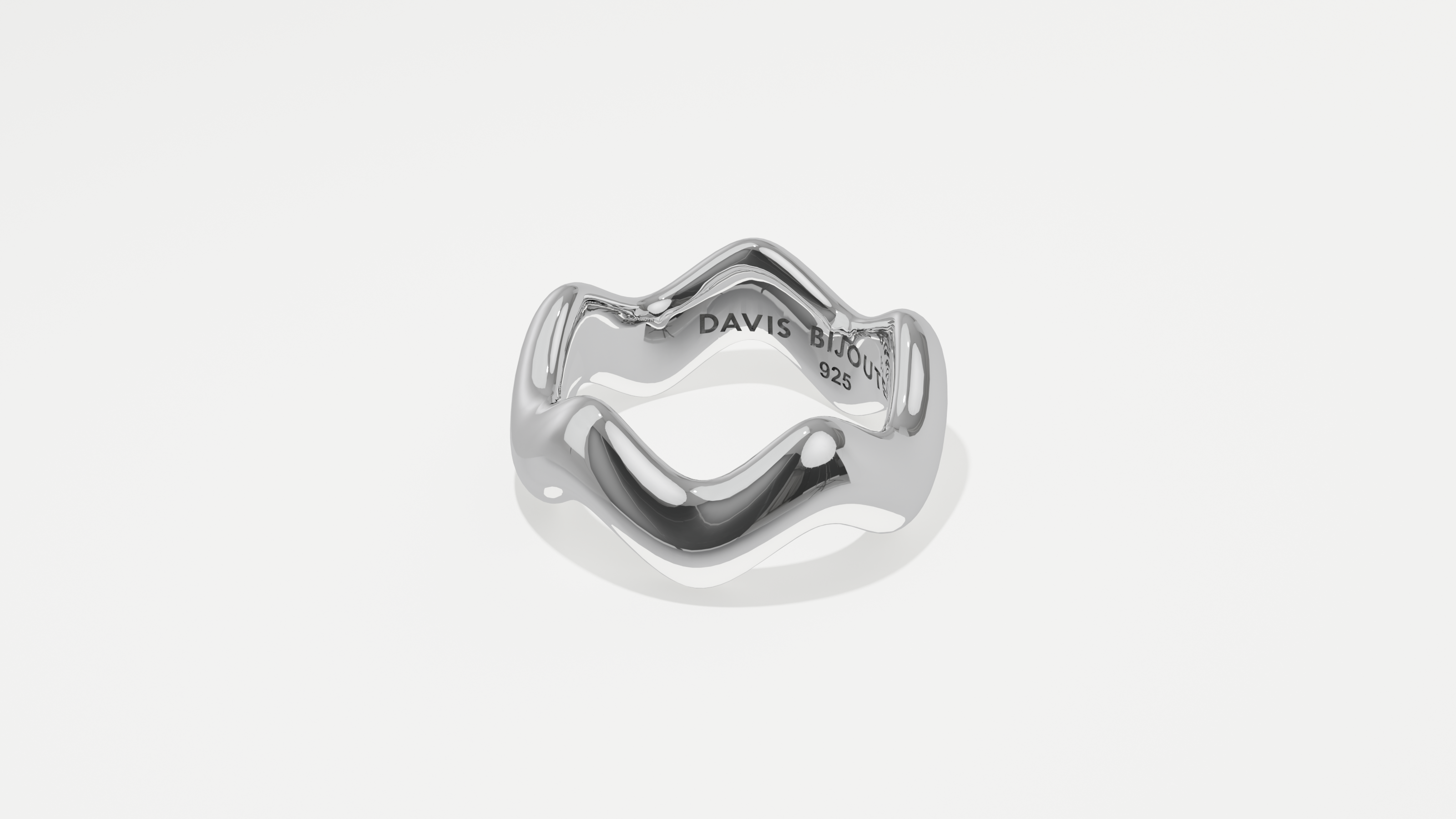 Ripple 5 Band Sterling Silver