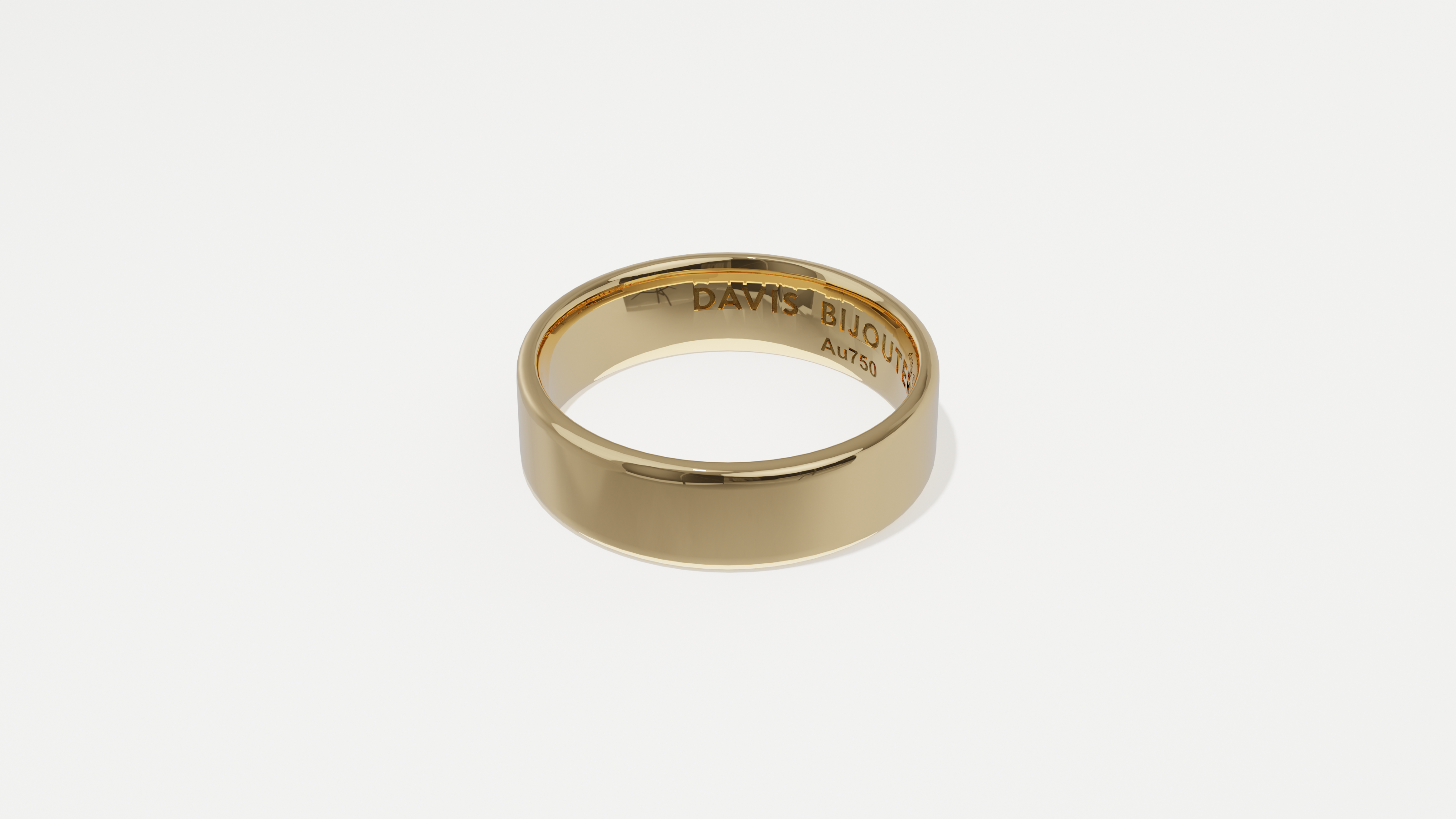 5mm Flat Band Yellow Gold
