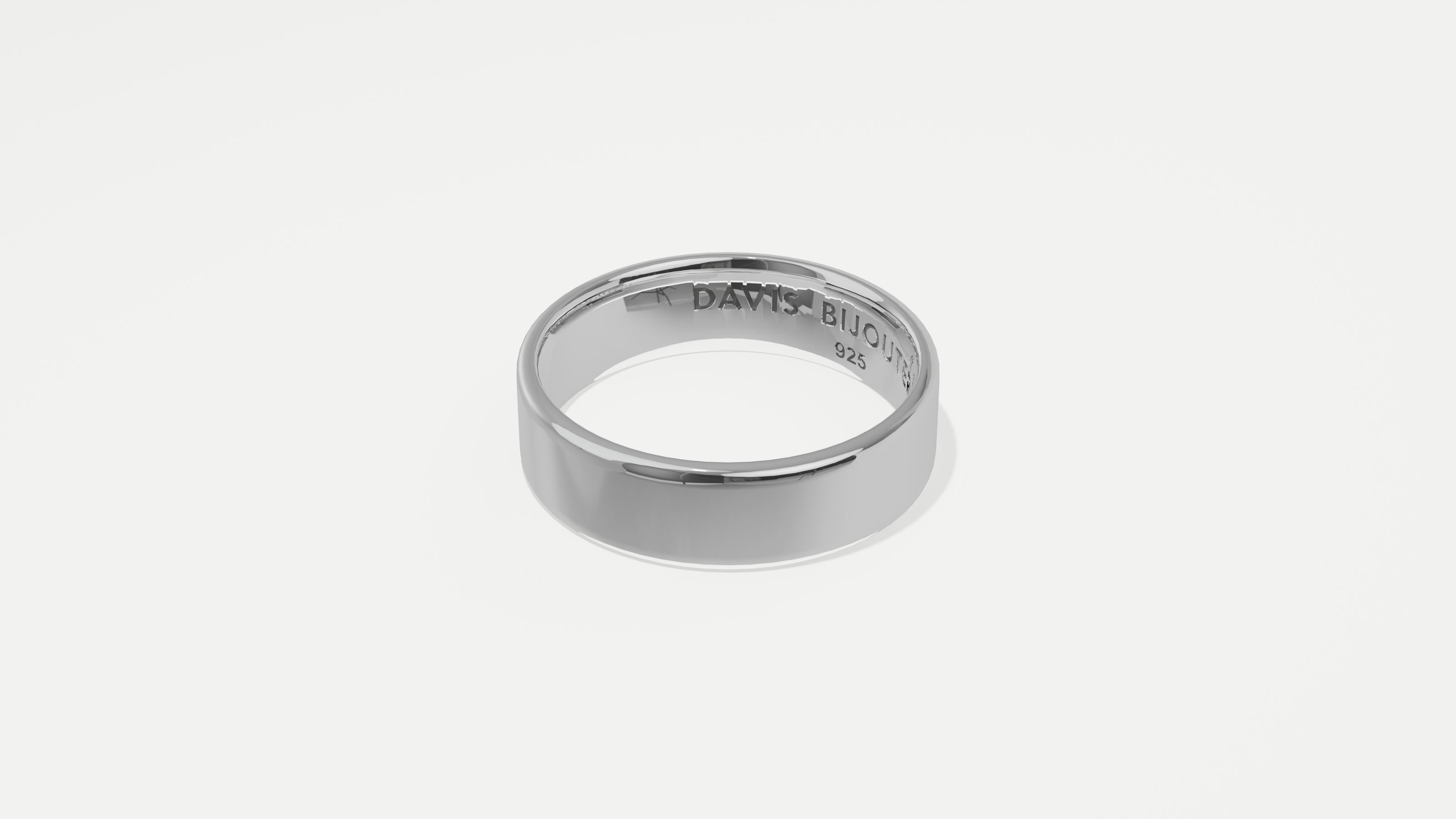 5mm Flat Band Sterling Silver
