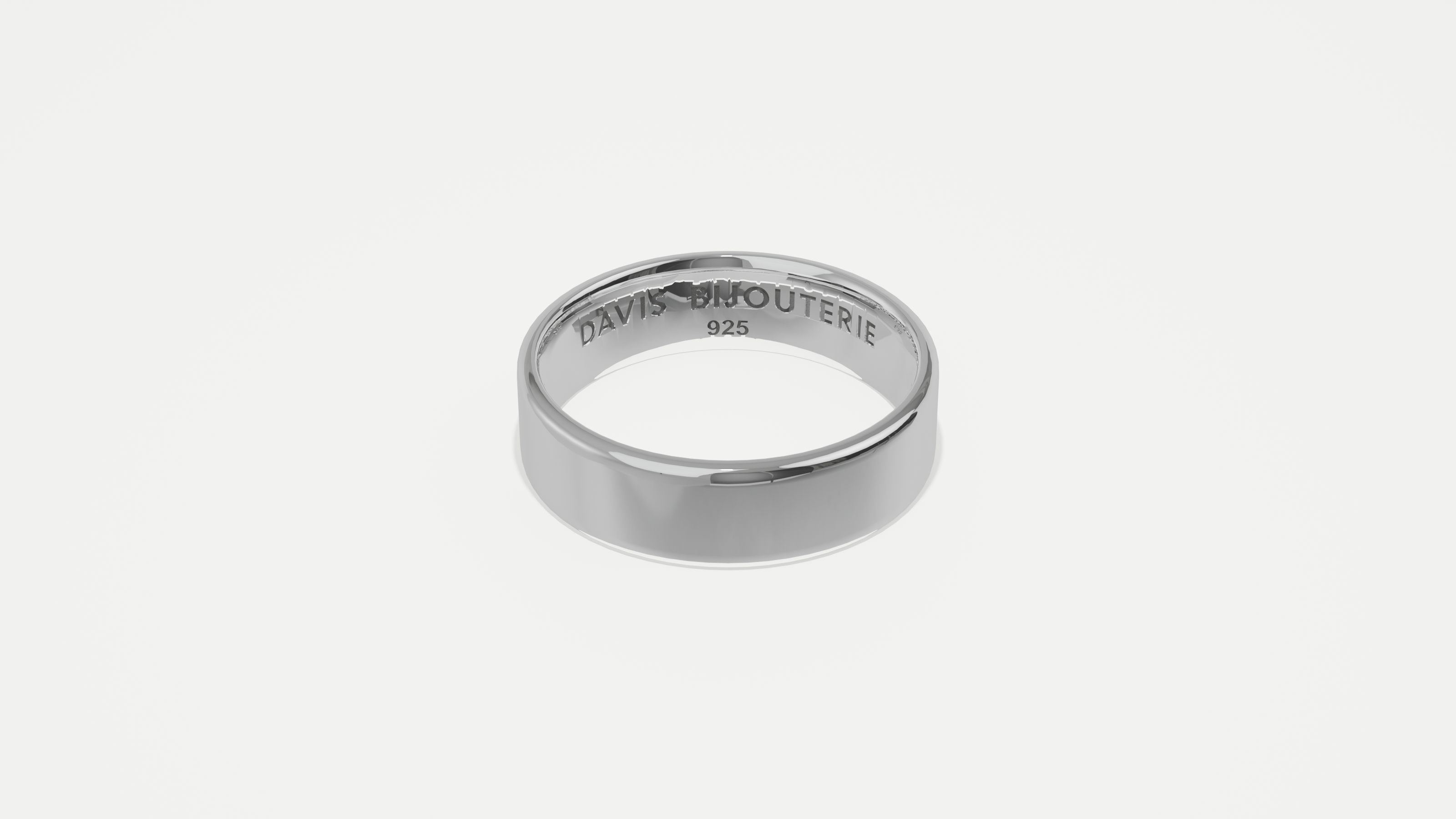 5mm Flat Band Sterling Silver