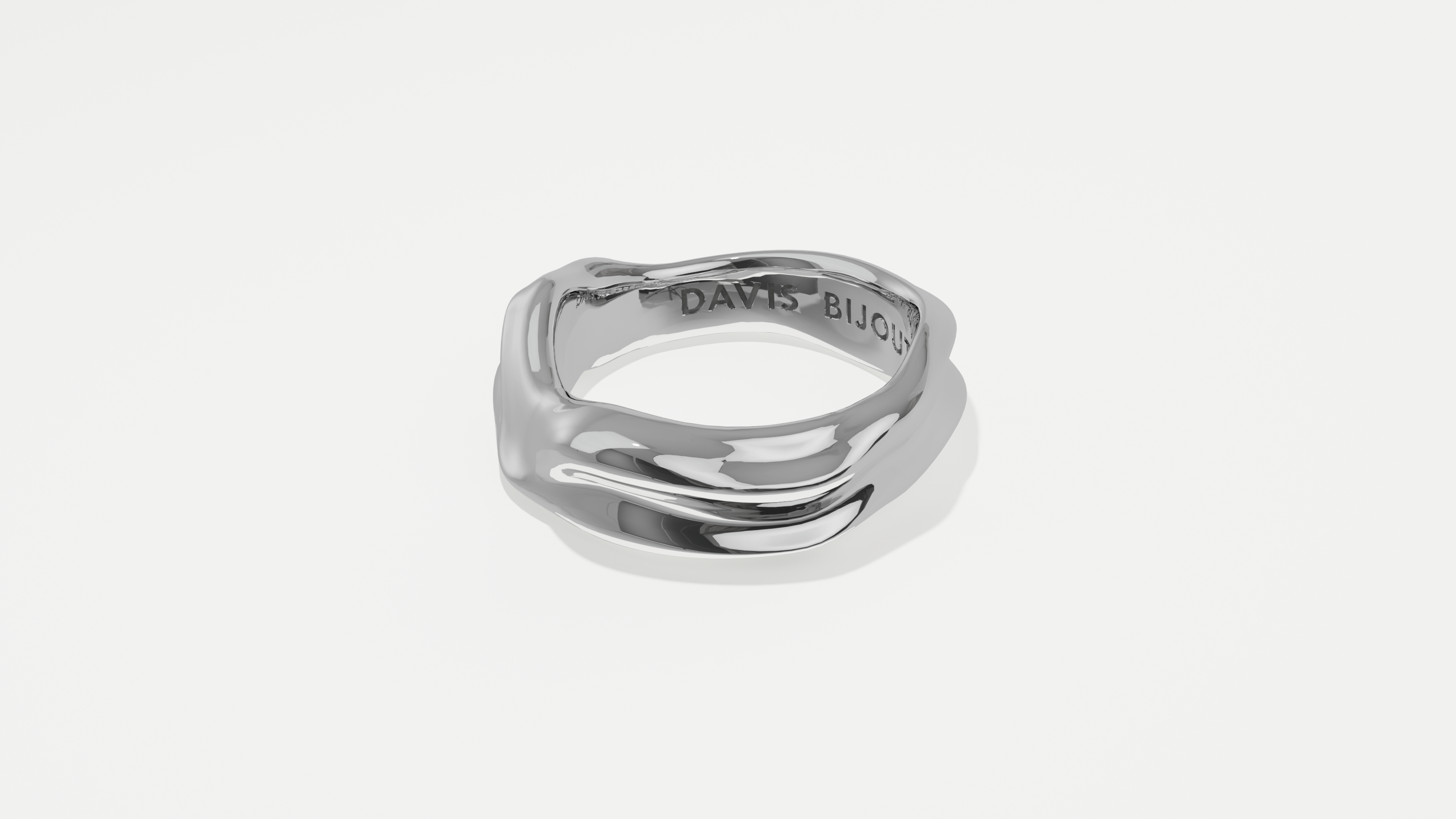 Splash Band Sterling Silver