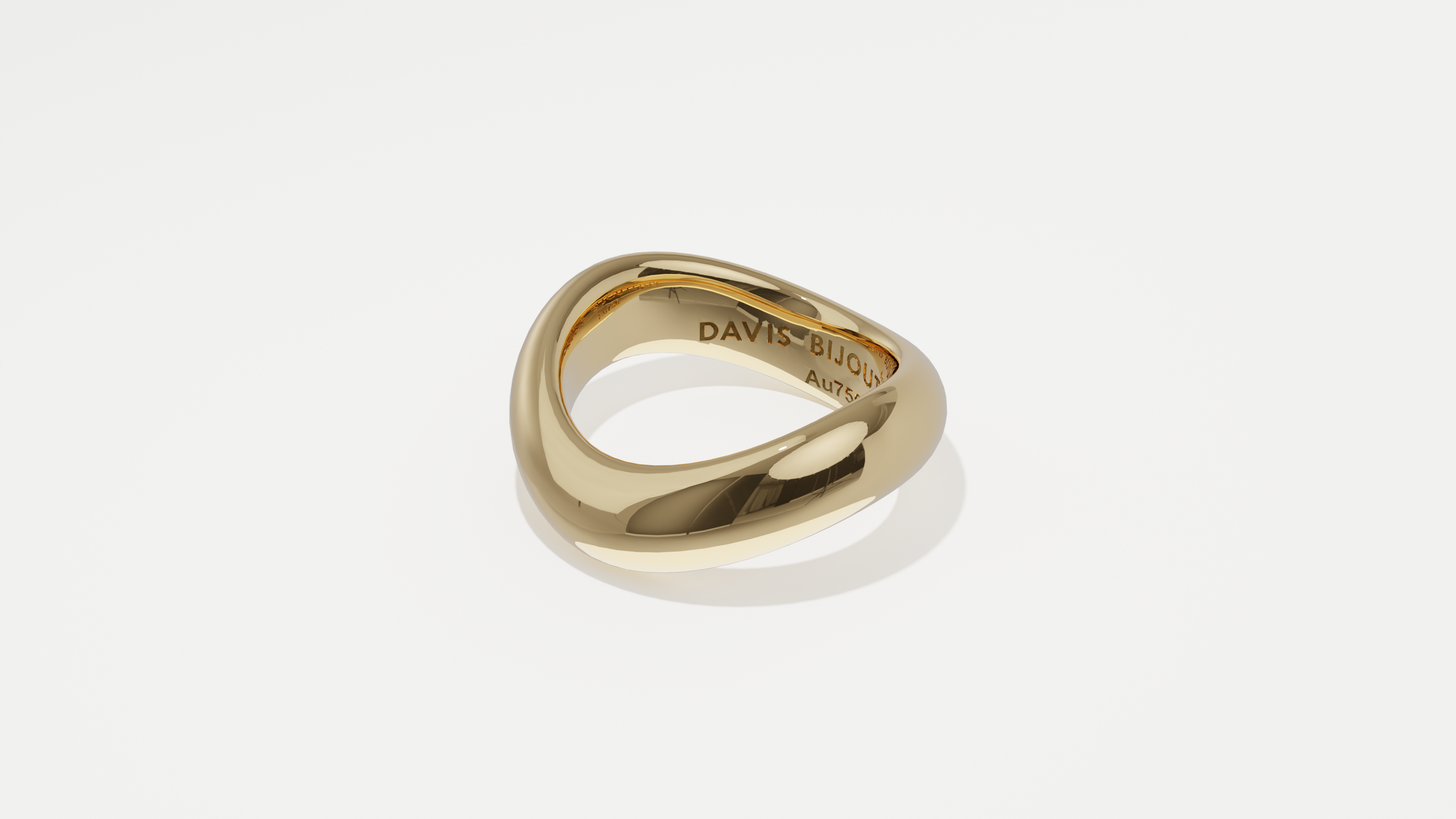 Ripple 2 Band Yellow Gold