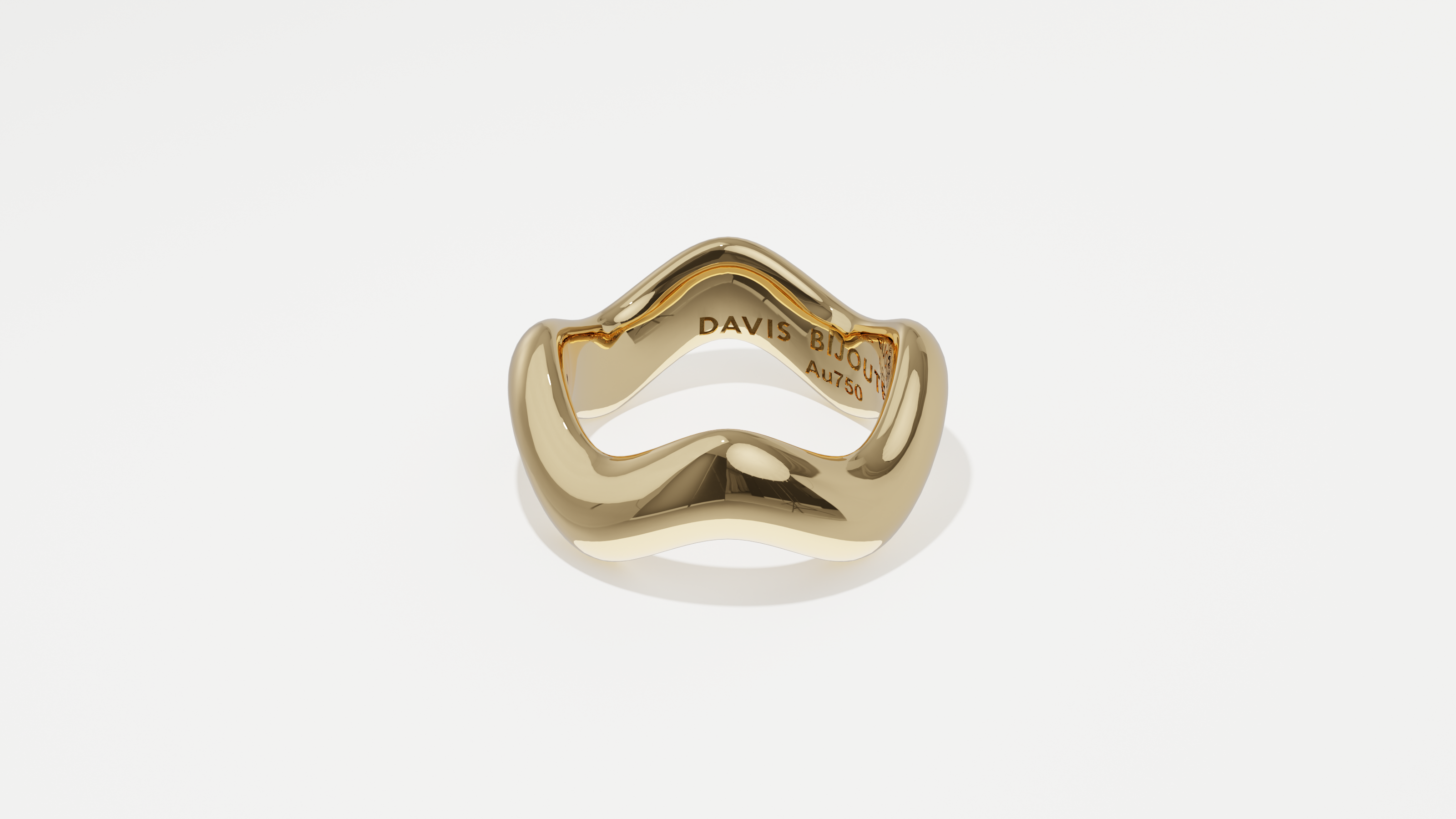 Ripple 4 Band Yellow Gold