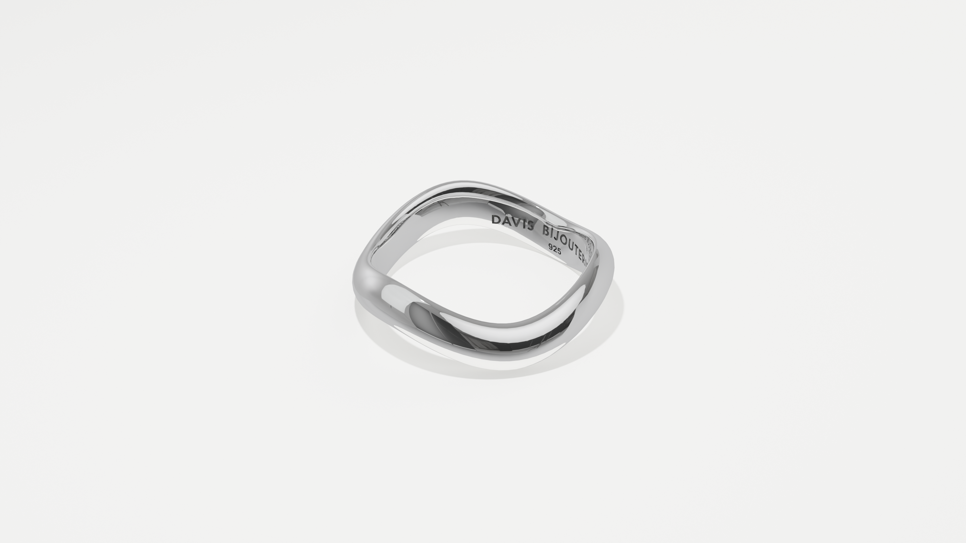 Petite Ripple 3 Band Sterling Silver