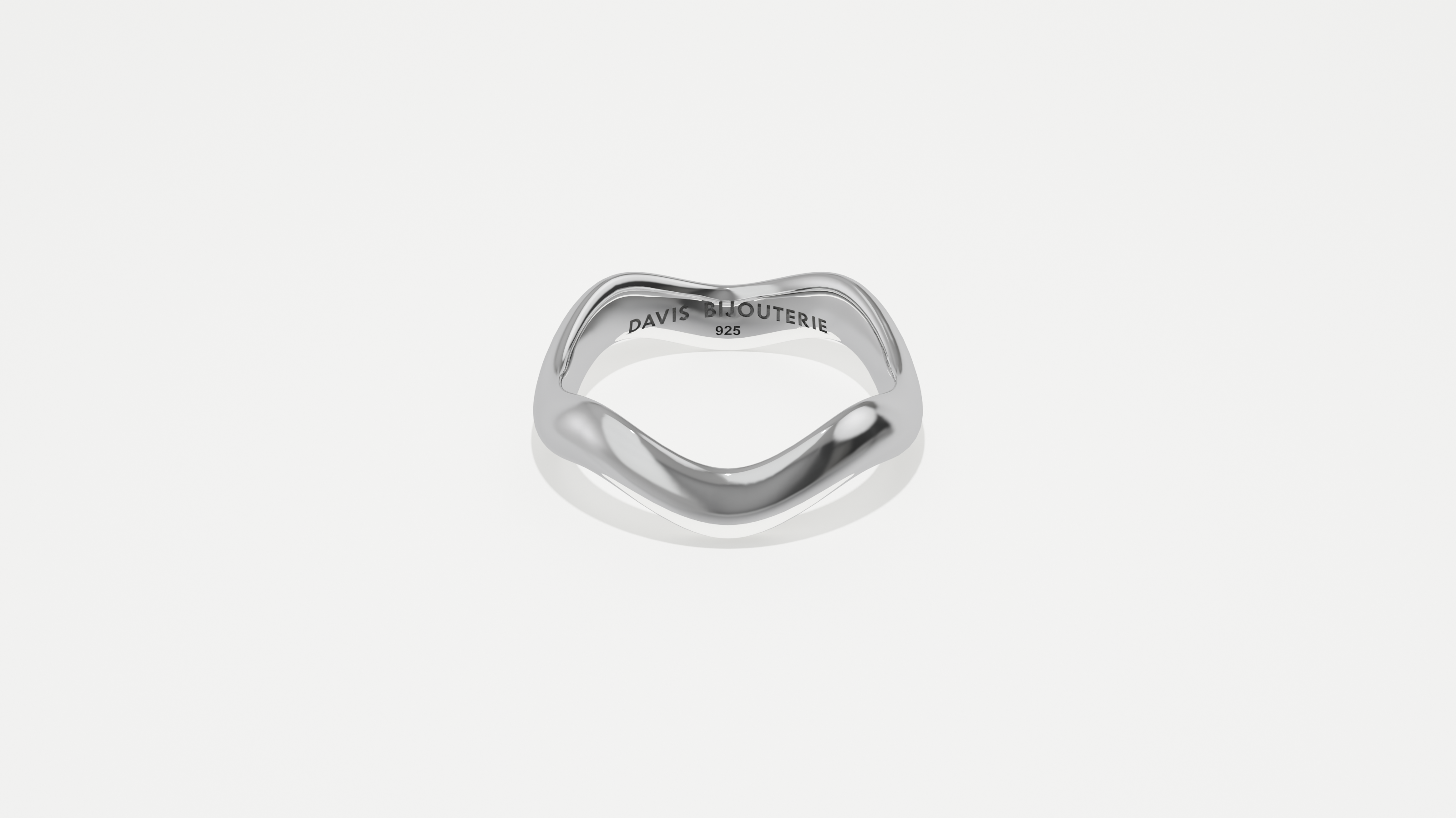 Petite Ripple 4 Band Sterling Silver