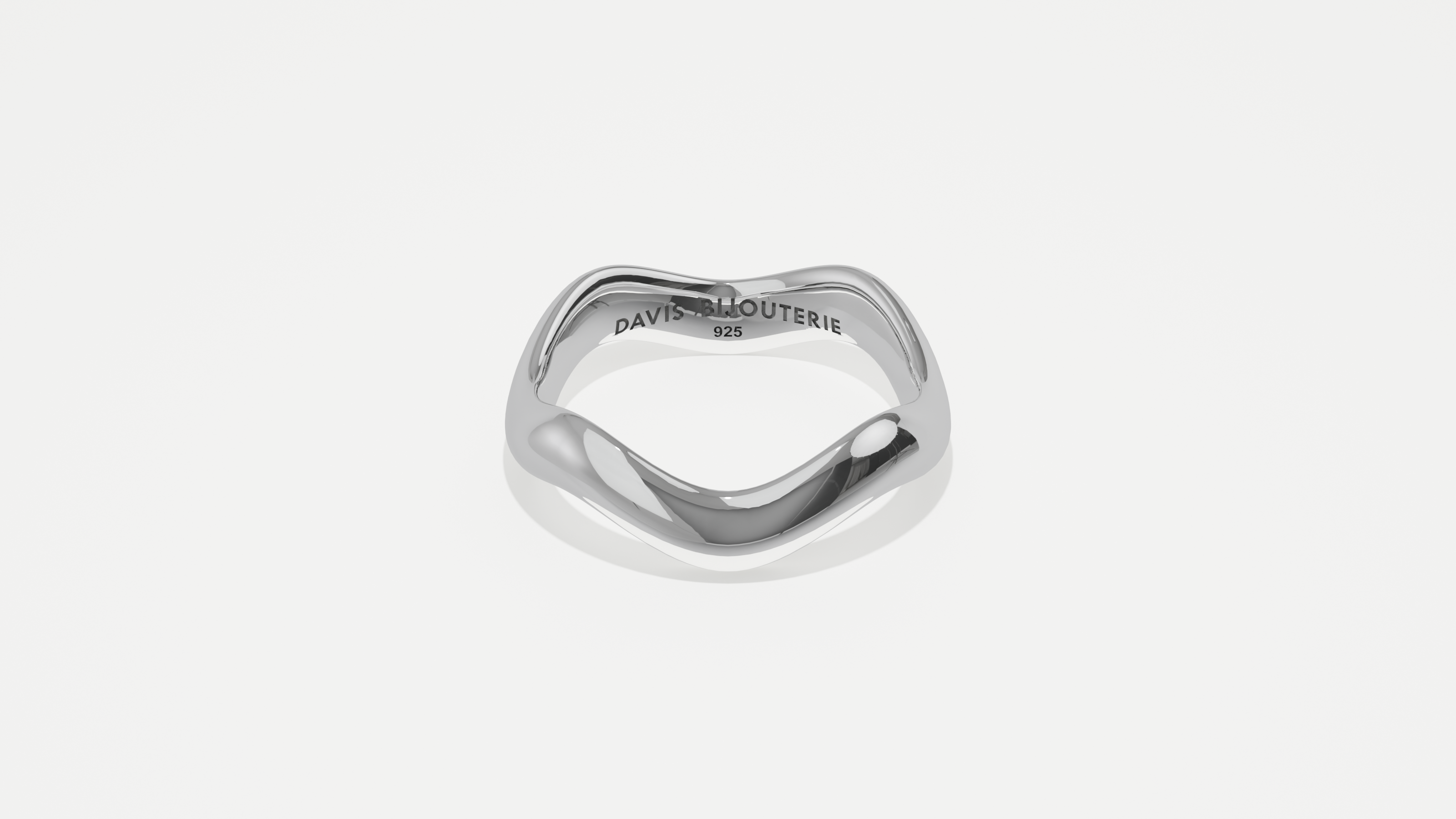 Petite Ripple 4 Band Sterling Silver