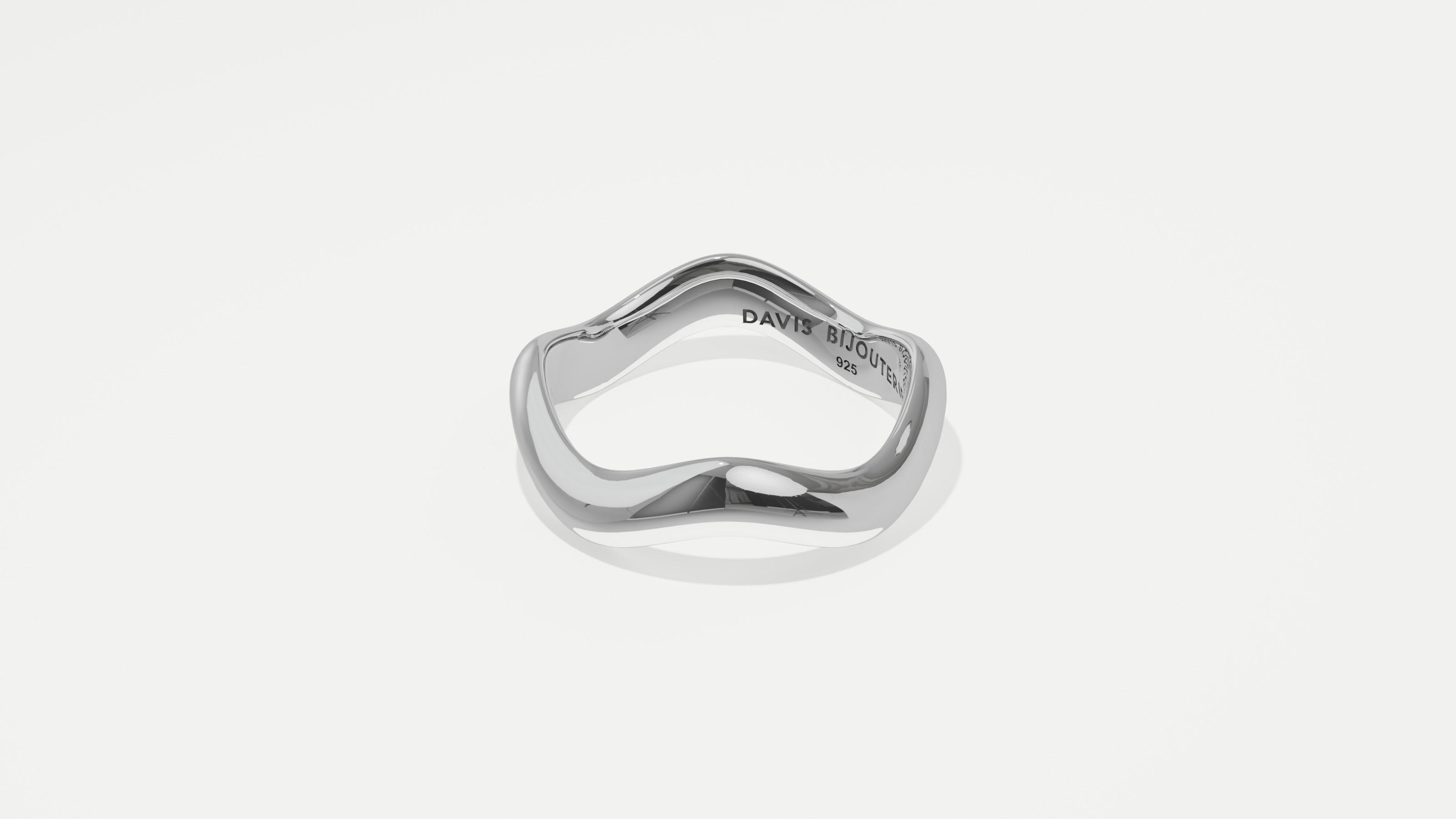 Petite Ripple 4 Band Sterling Silver