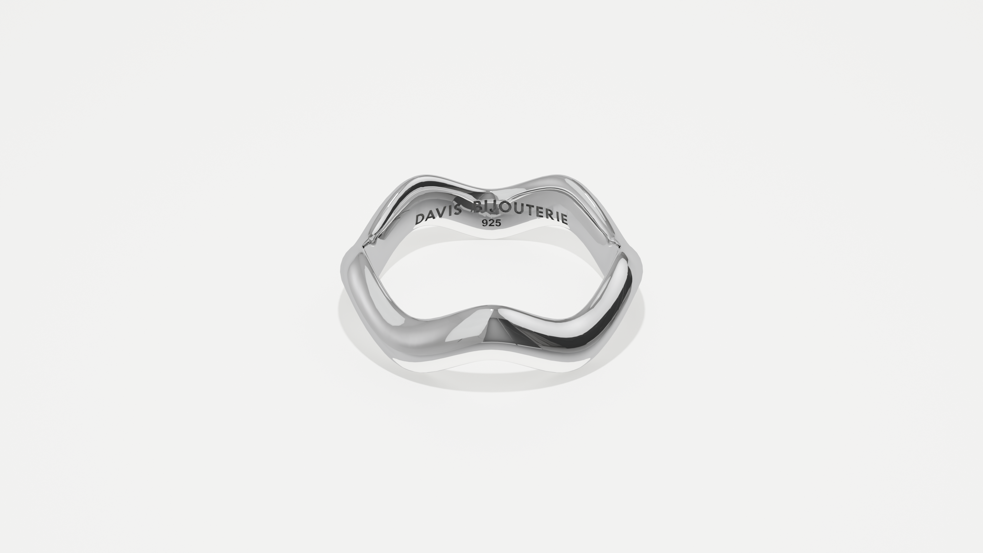 Petite Ripple 5 Band Sterling Silver