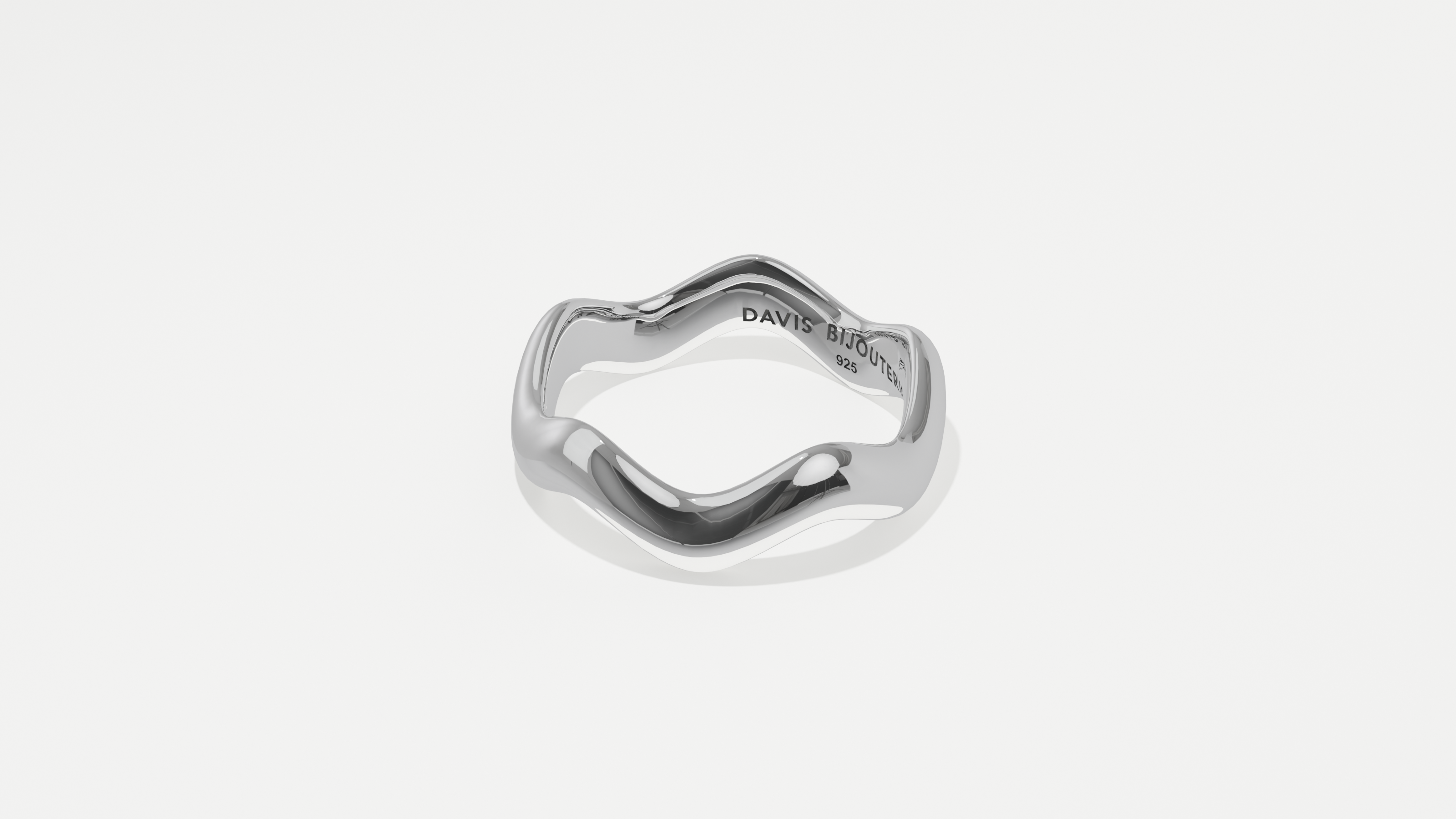 Petite Ripple 5 Band Sterling Silver